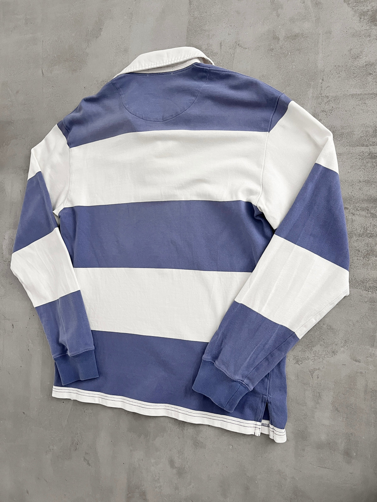 VIOLET/WHITE RALPH LAUREN LONGSLEEVE - 2000S - L/M