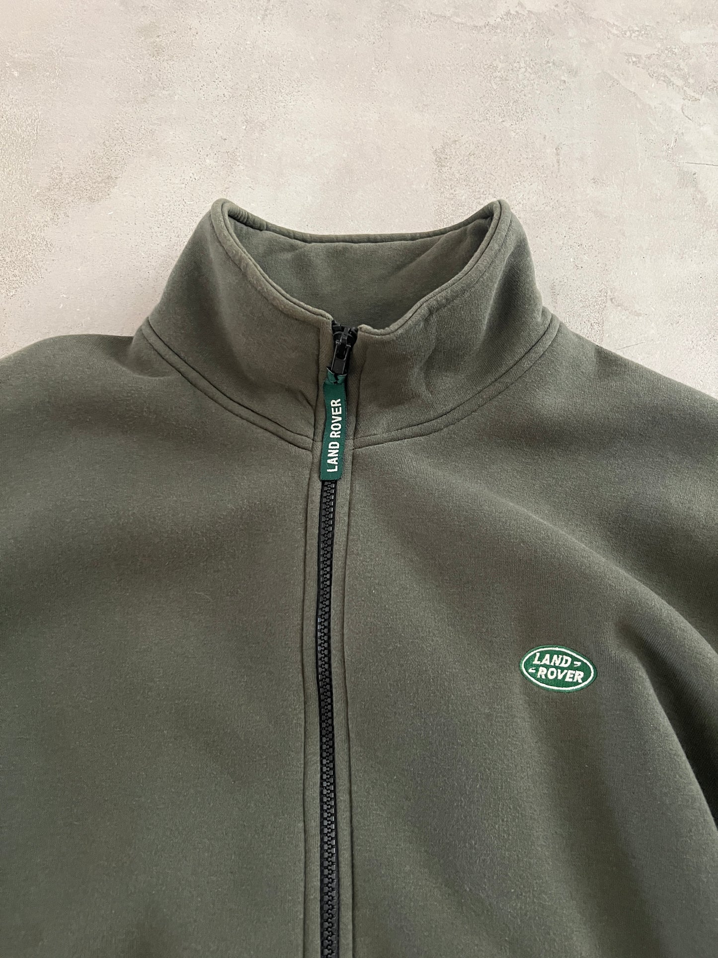 OLIVE LAND ROVER JACKET - 1990S - XL/L