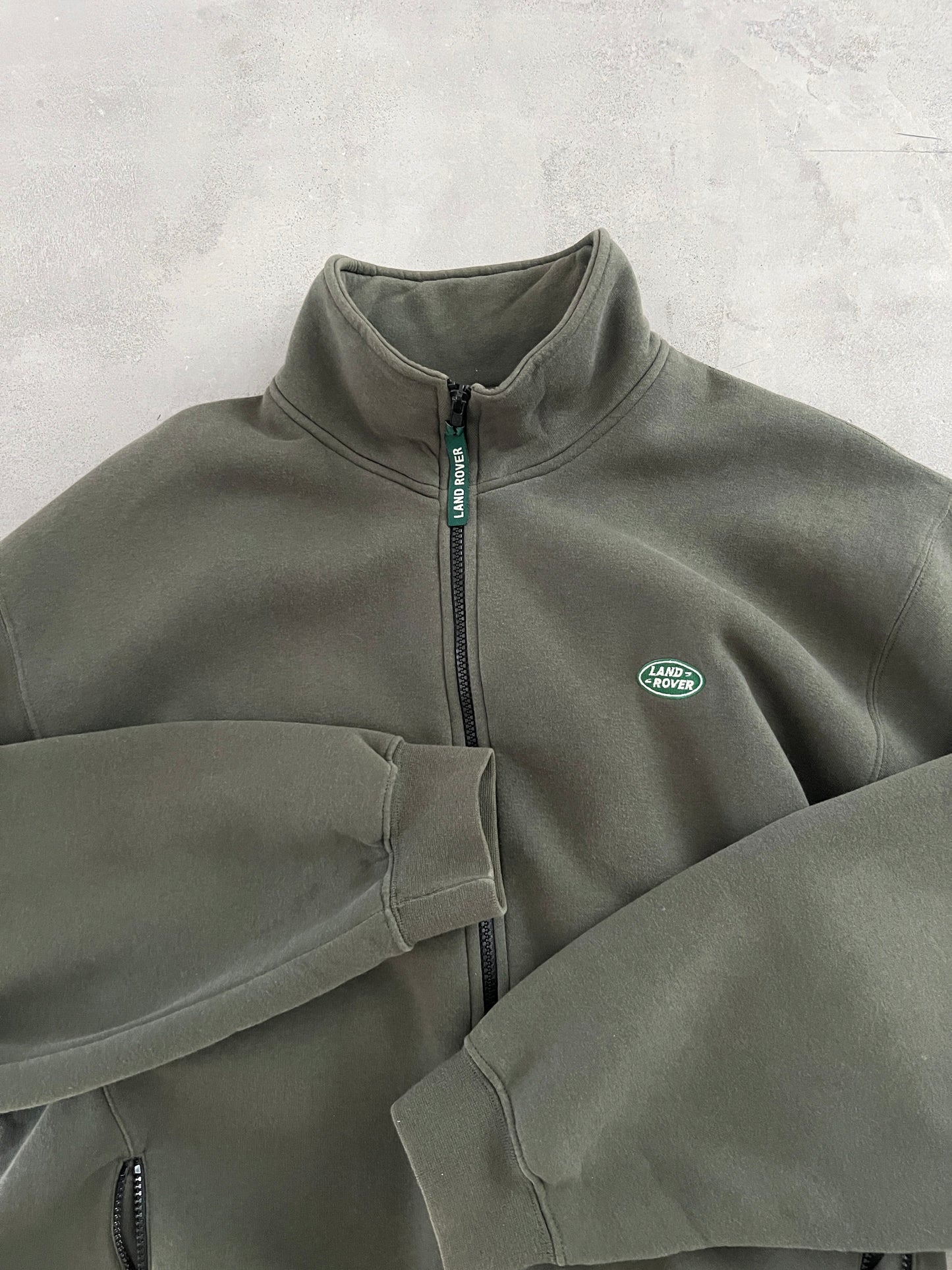 OLIVE LAND ROVER JACKET - 1990S - XL/L