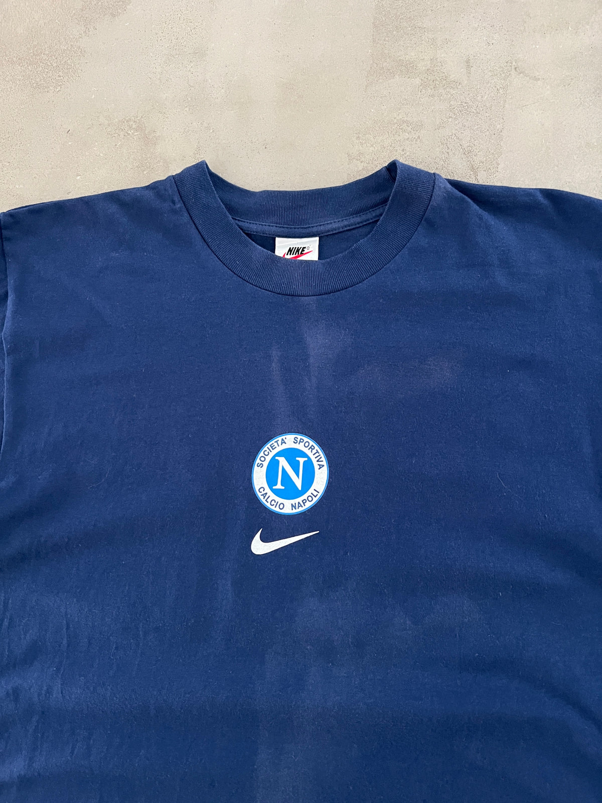 NAVY SSC NAPOLI NIKE TEE - 2000S - M