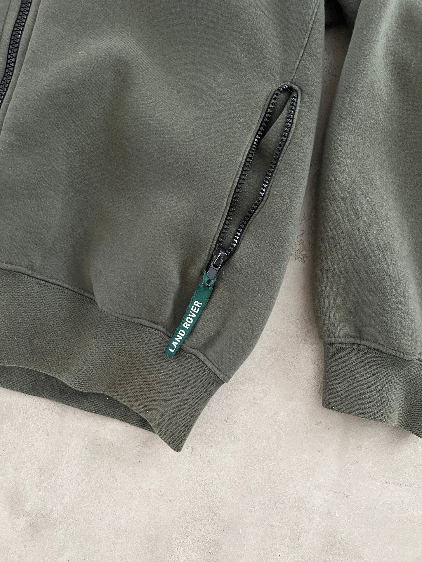 OLIVE LAND ROVER JACKET - 1990S - XL/L