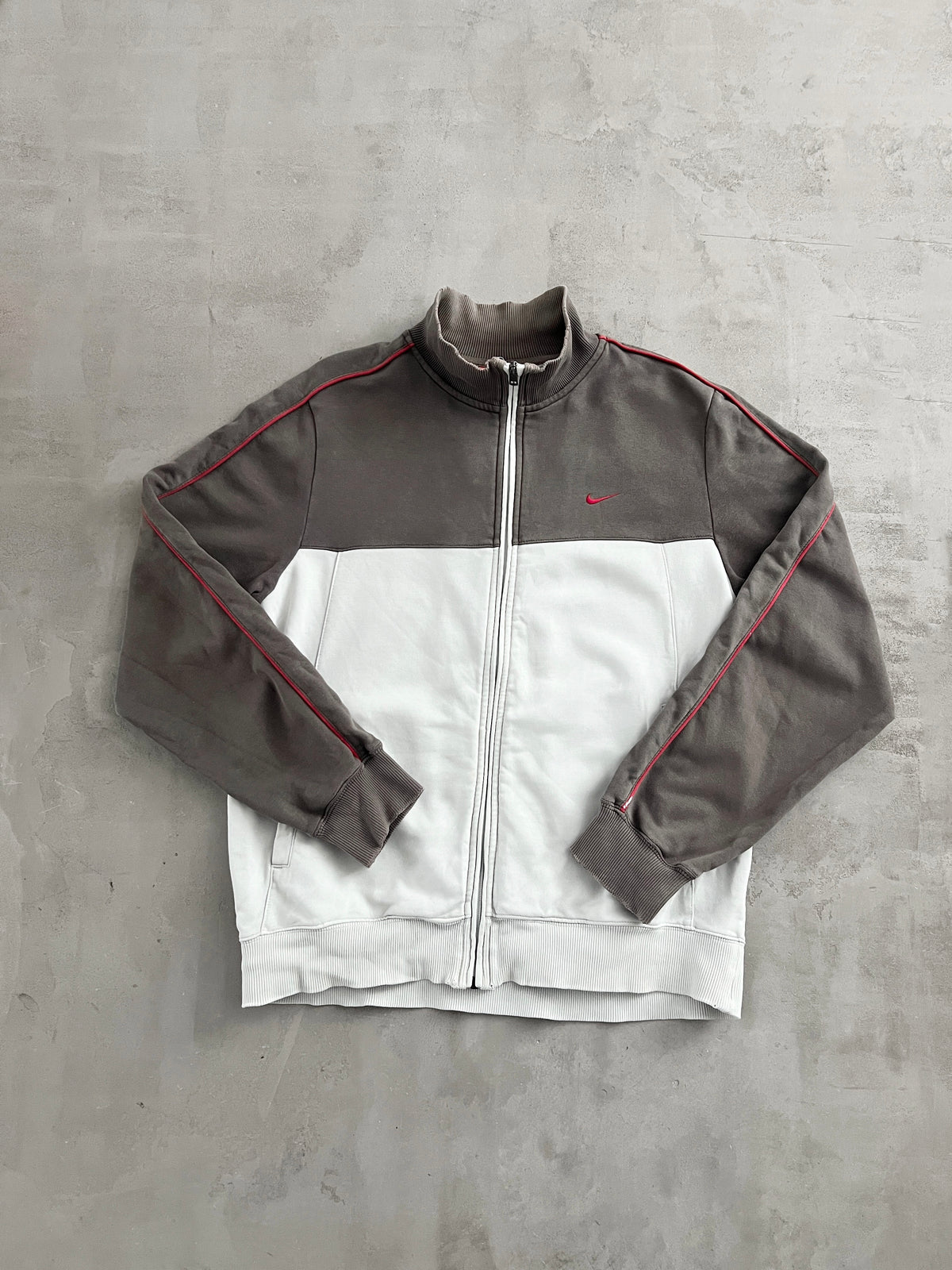 MOCHA NIKE TRACK JACKET - 2000S - L