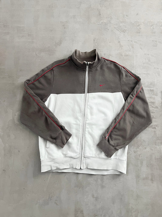 MOCHA NIKE TRACK JACKET - 2000S - L