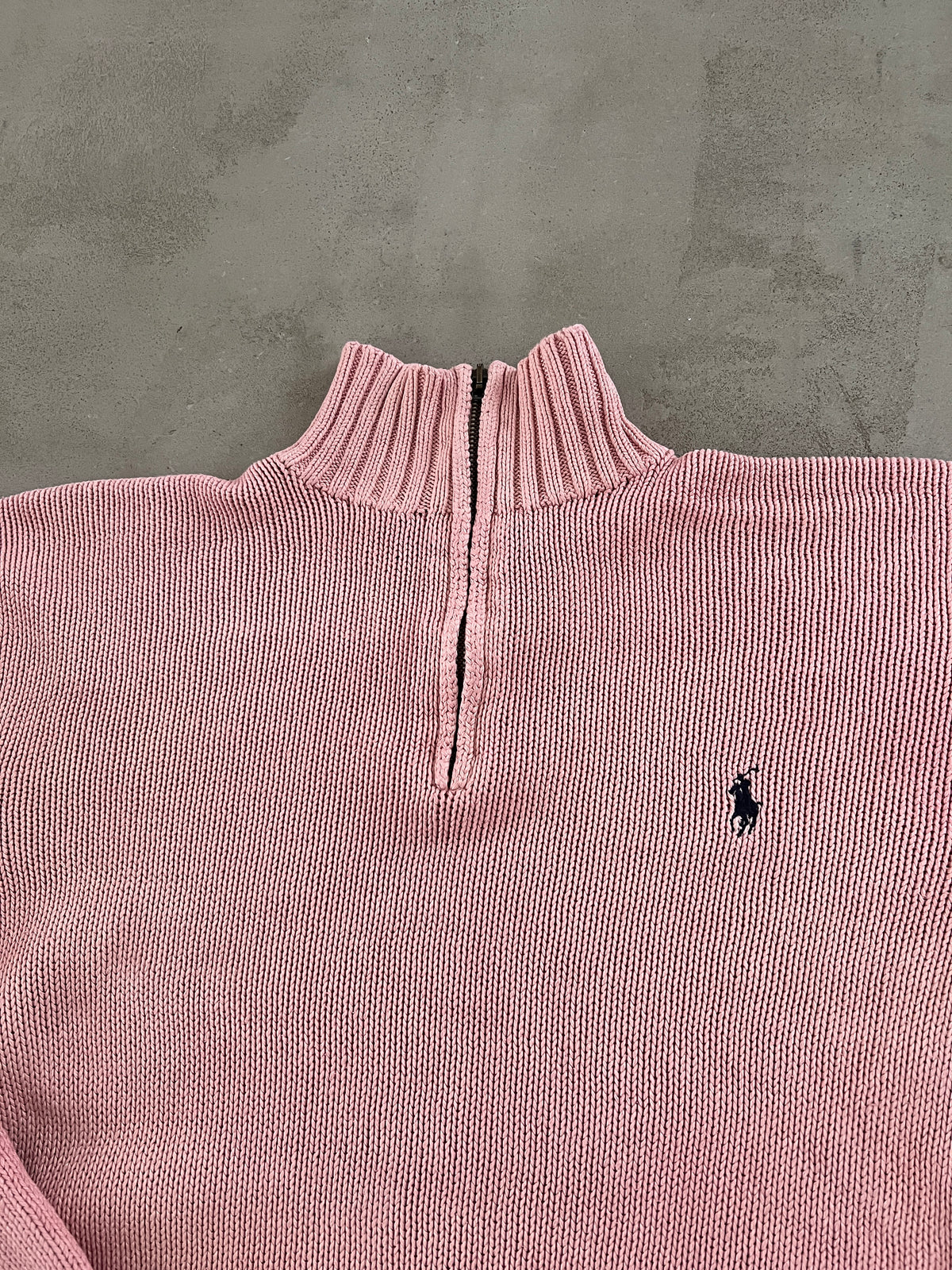 PINK RALPH LAUREN HALF ZIP - 2000S - S