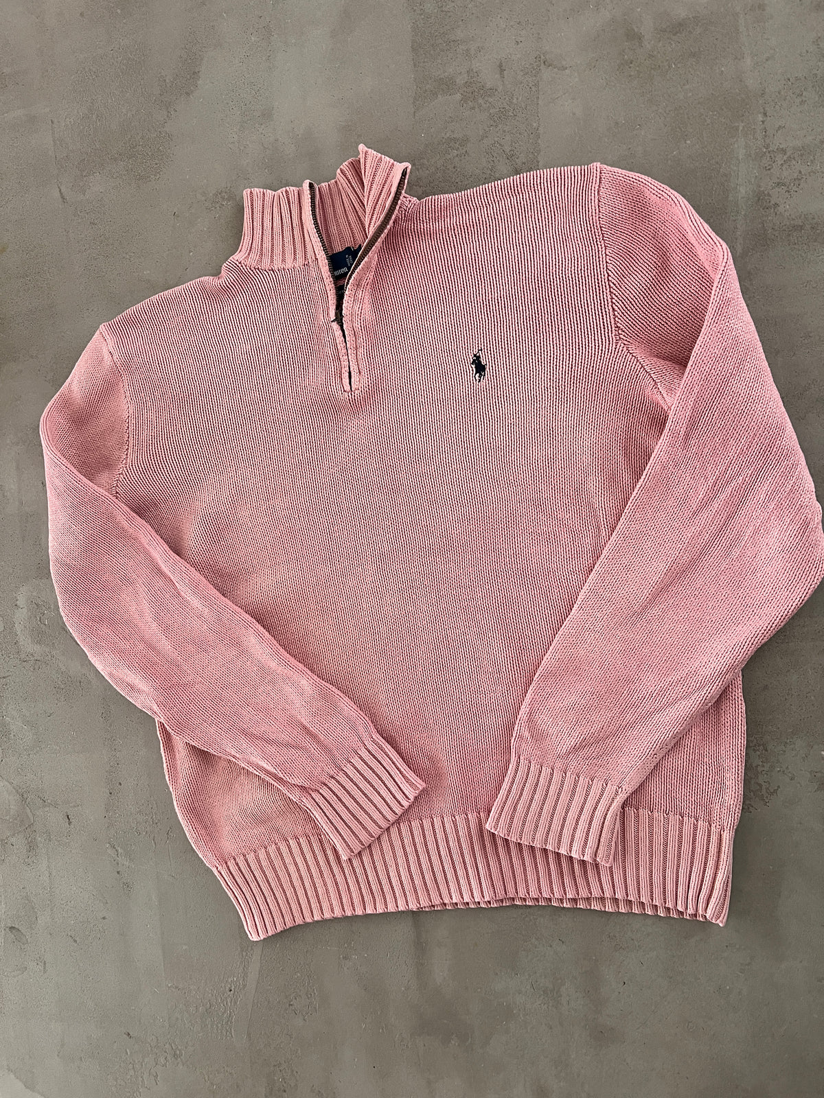 PINK RALPH LAUREN HALF ZIP - 2000S - S