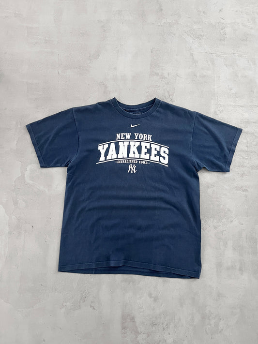 NAVY YANKEES NIKE TEE - 2000S - M