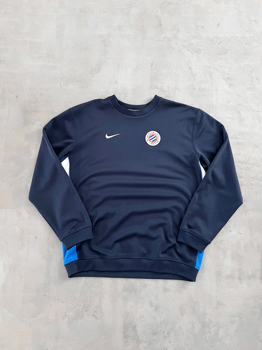 NAVY HSC MONTPELLIER NIKE SWEATER - 2000S - L