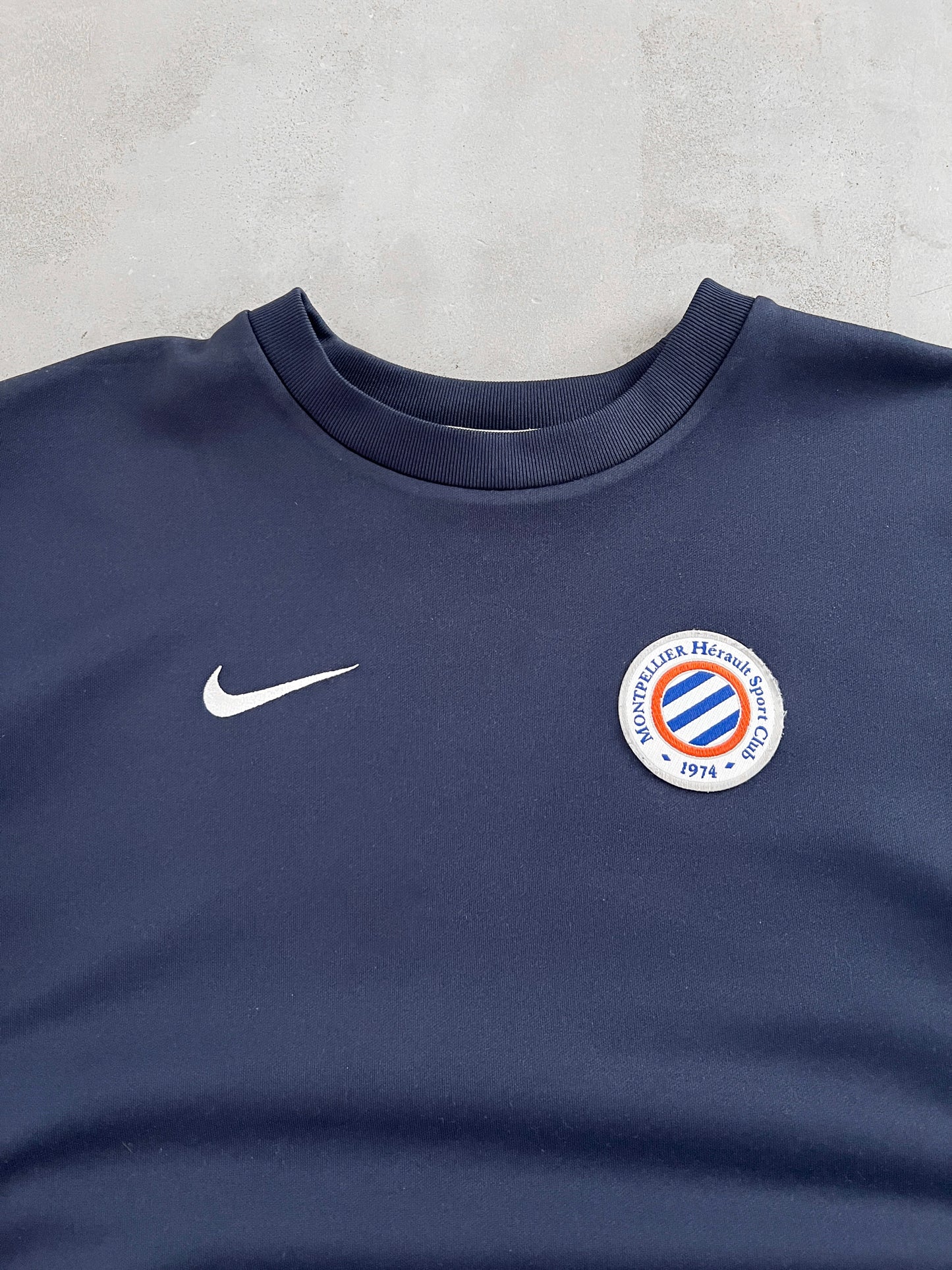 NAVY HSC MONTPELLIER NIKE SWEATER - 2000S - L