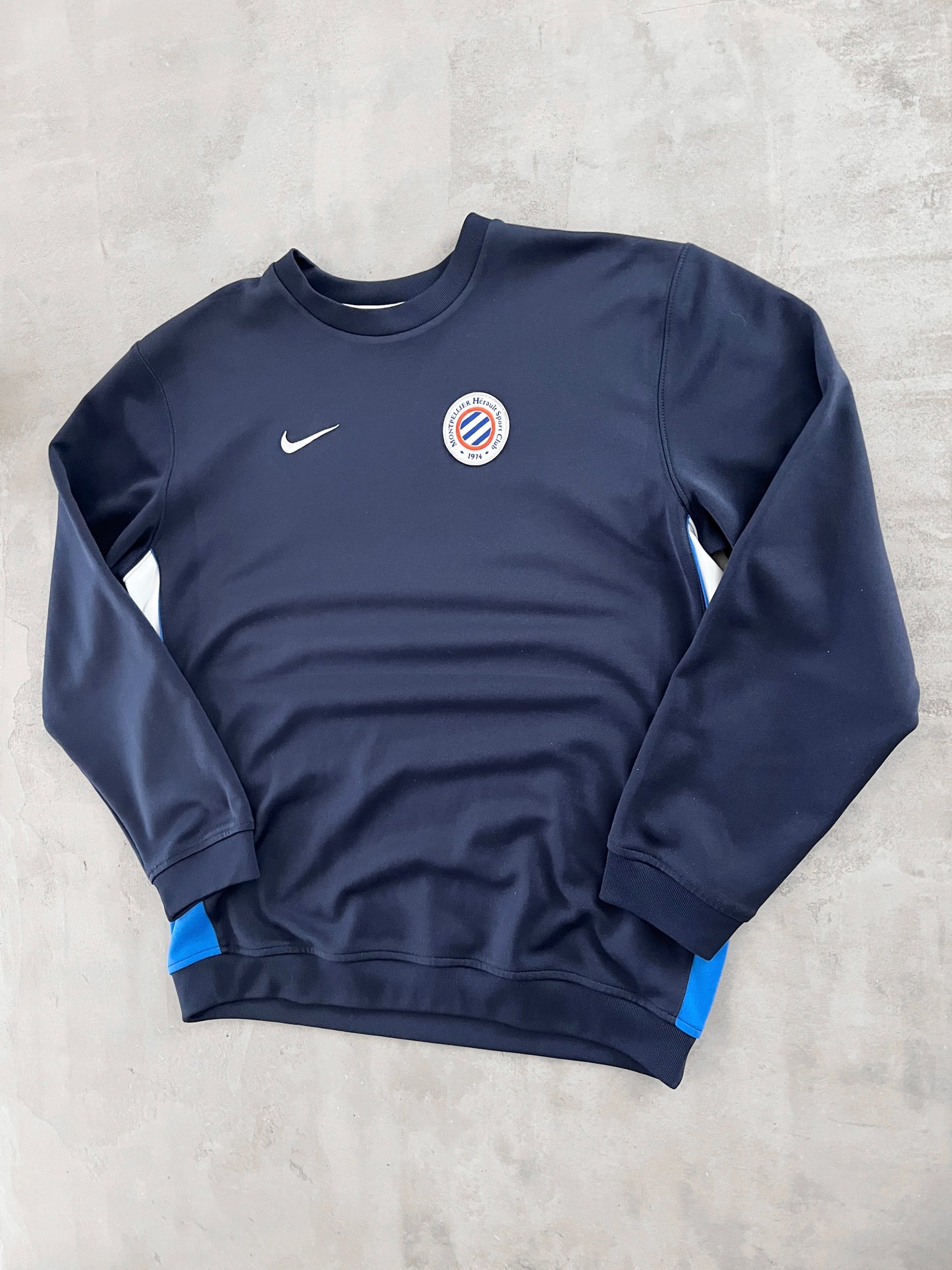 NAVY HSC MONTPELLIER NIKE SWEATER - 2000S - L
