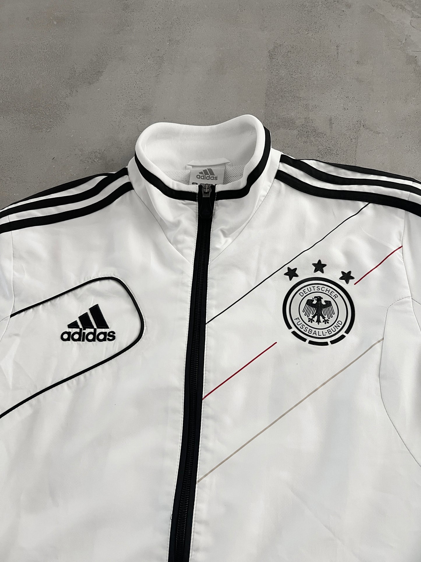 WHITE GERMANY TRACK JACKET - 2000S - S/M
