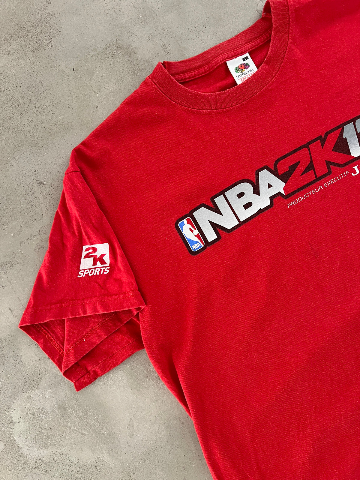 RED NBA 2K PROMO TEE - 2000S - S/M