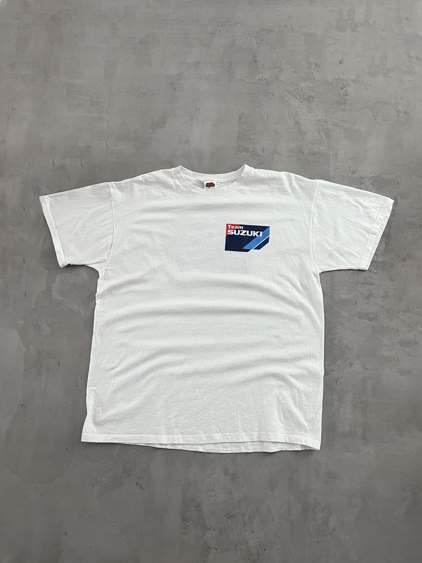 WHITE SUZUKI TEE - 2000S - XL