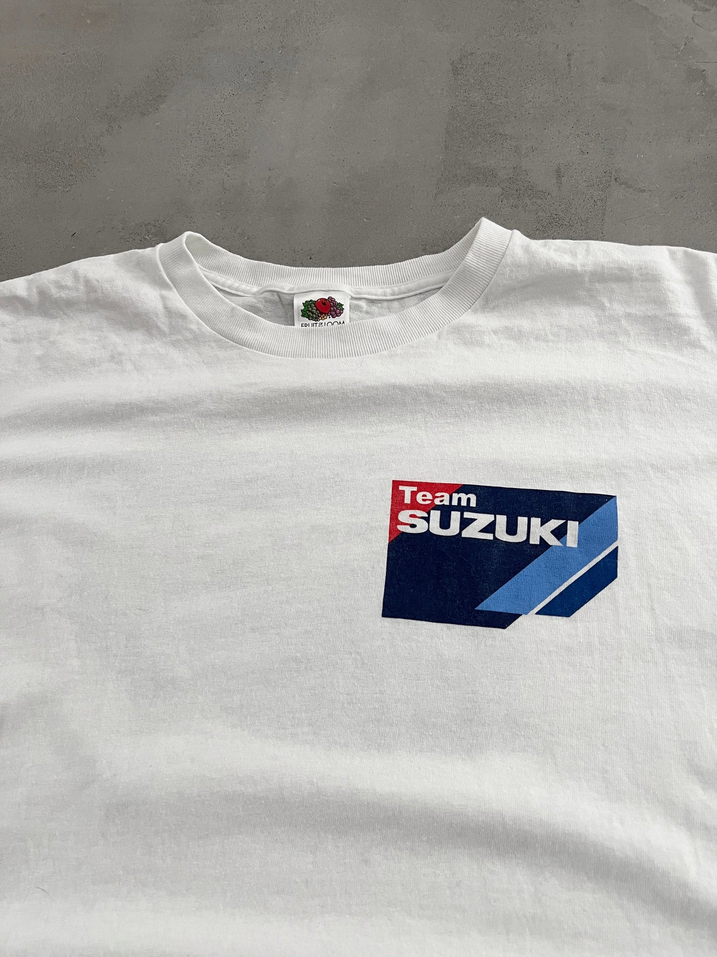WHITE SUZUKI TEE - 2000S - XL