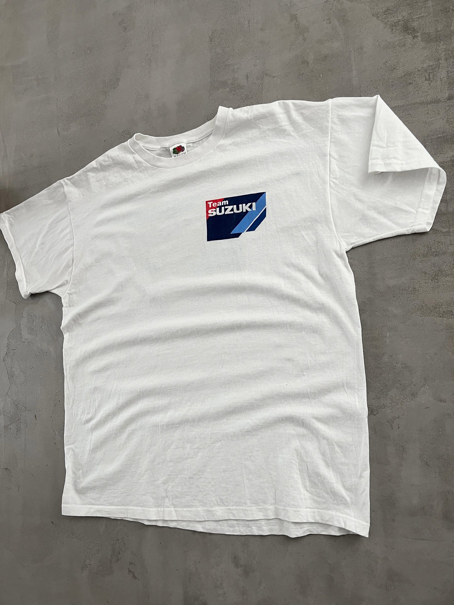 WHITE SUZUKI TEE - 2000S - XL