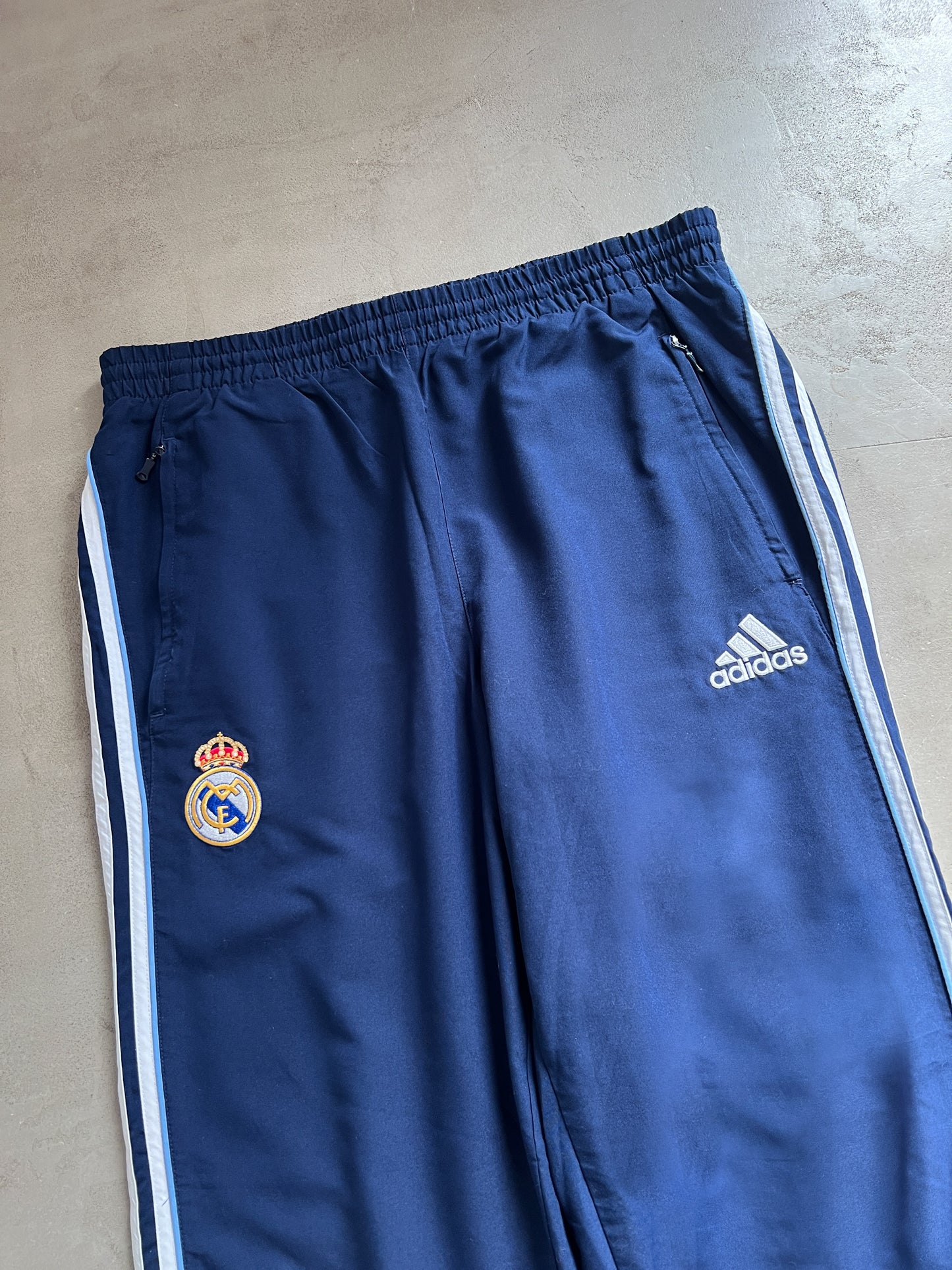 NAVY REAL MADRID TRACK PANTS - L