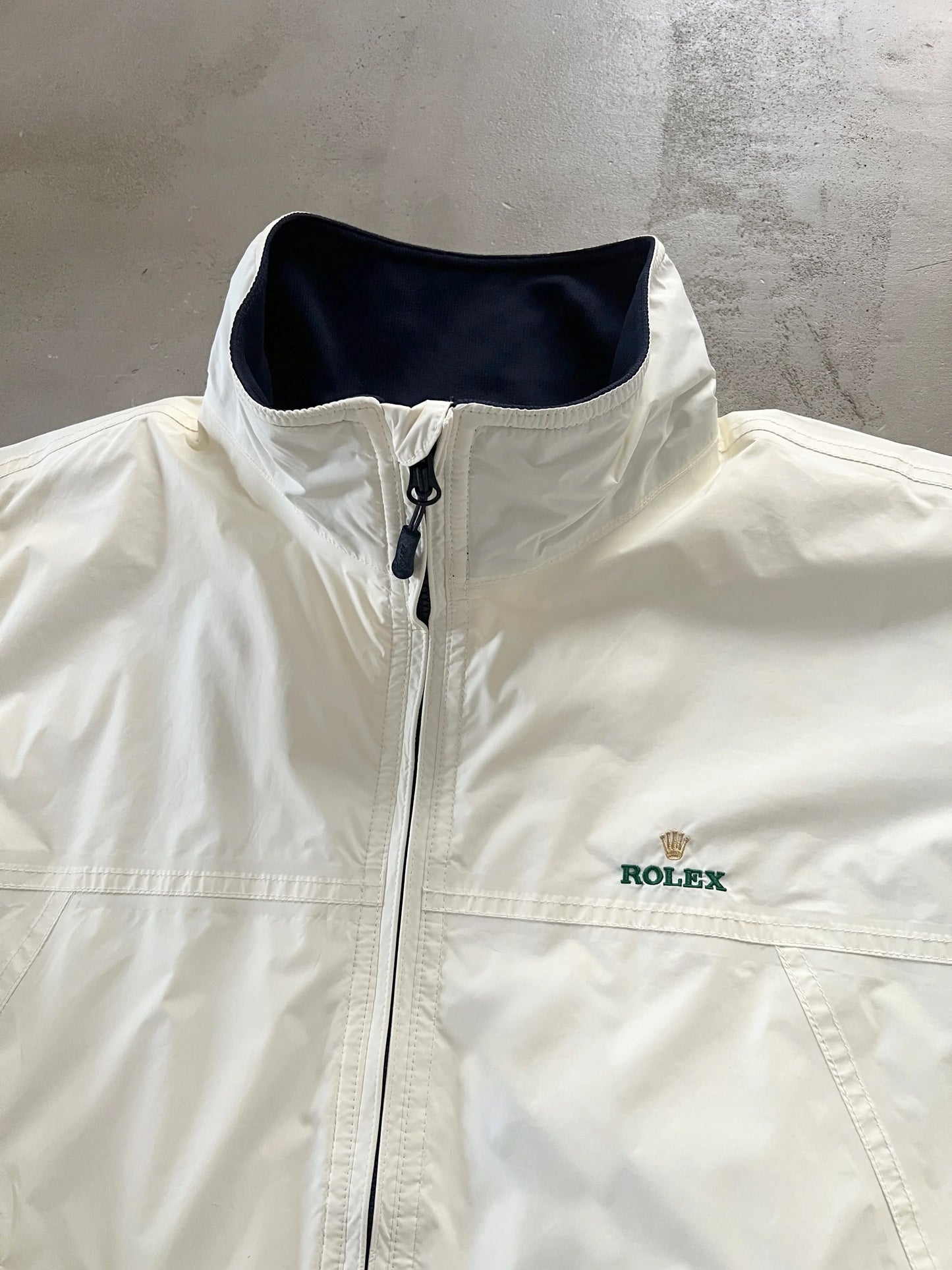 CREME ROLEX YACHT JACKET - 2000S - M