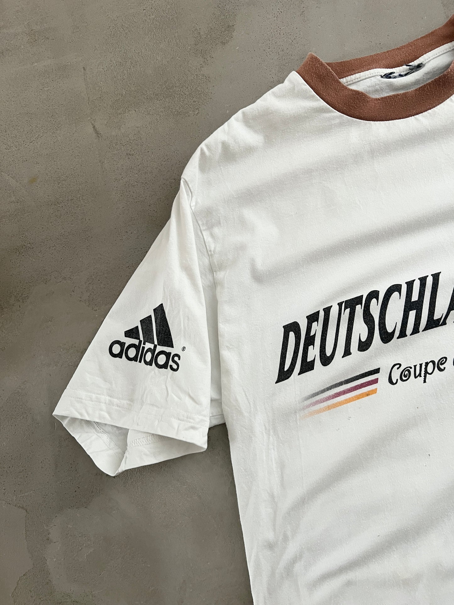 WHITE GERMANY WORLD CUP TEE - 1998 - L
