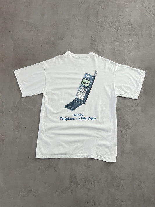 WHITE SAMSUNG PROMO TEE - 2000S - XL