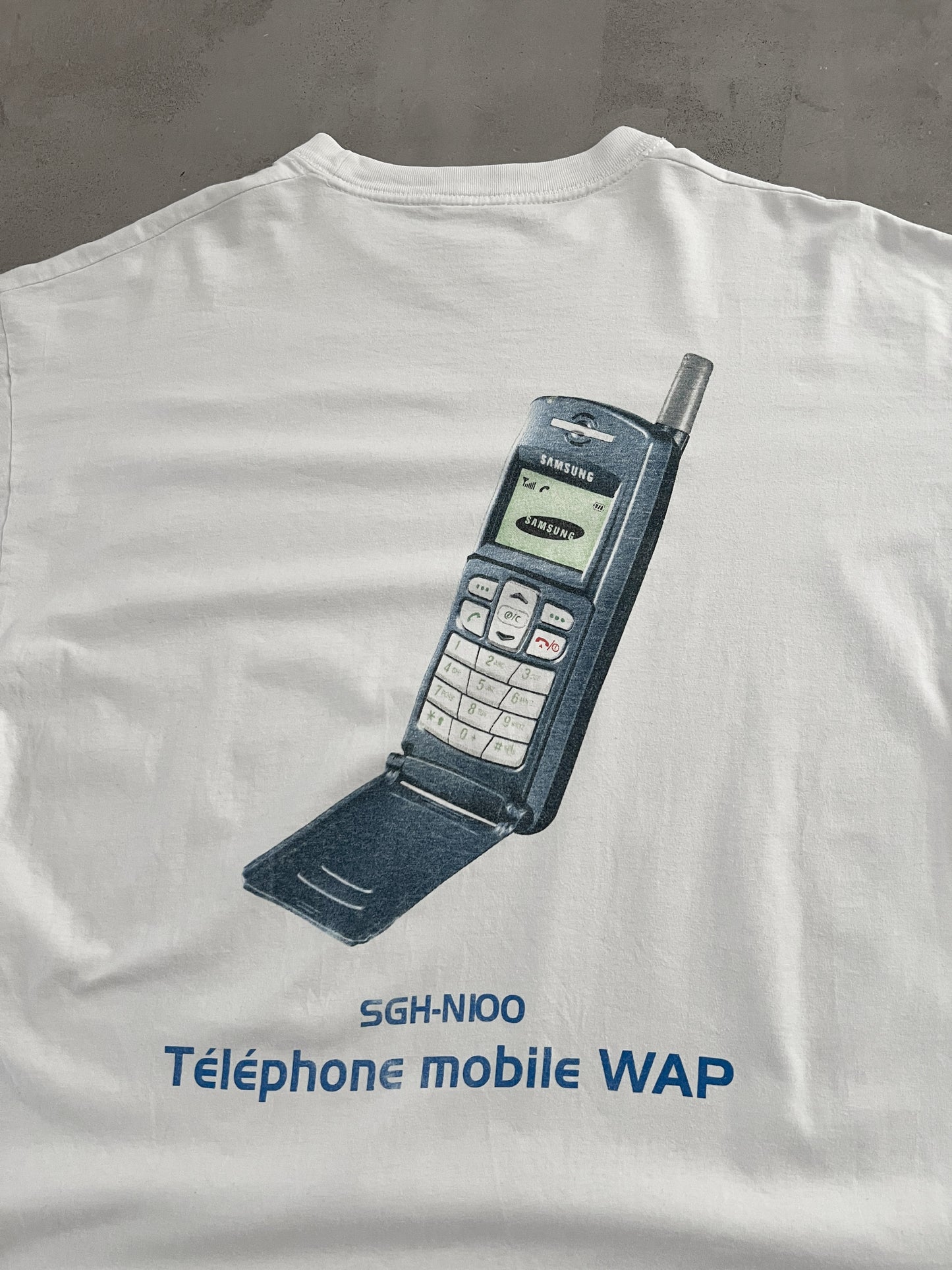 WHITE SAMSUNG PROMO TEE - 2000S - XL
