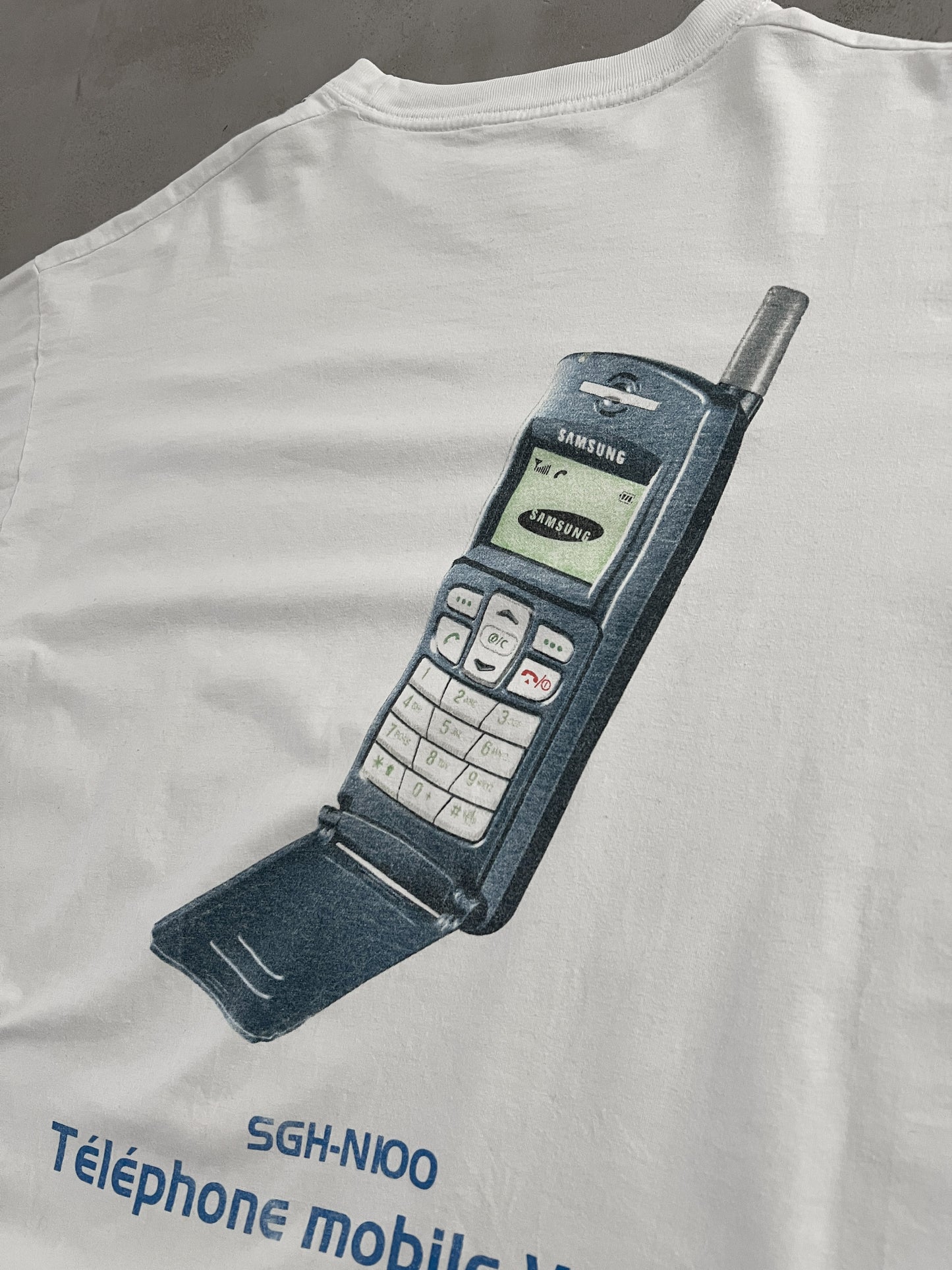 WHITE SAMSUNG PROMO TEE - 2000S - XL