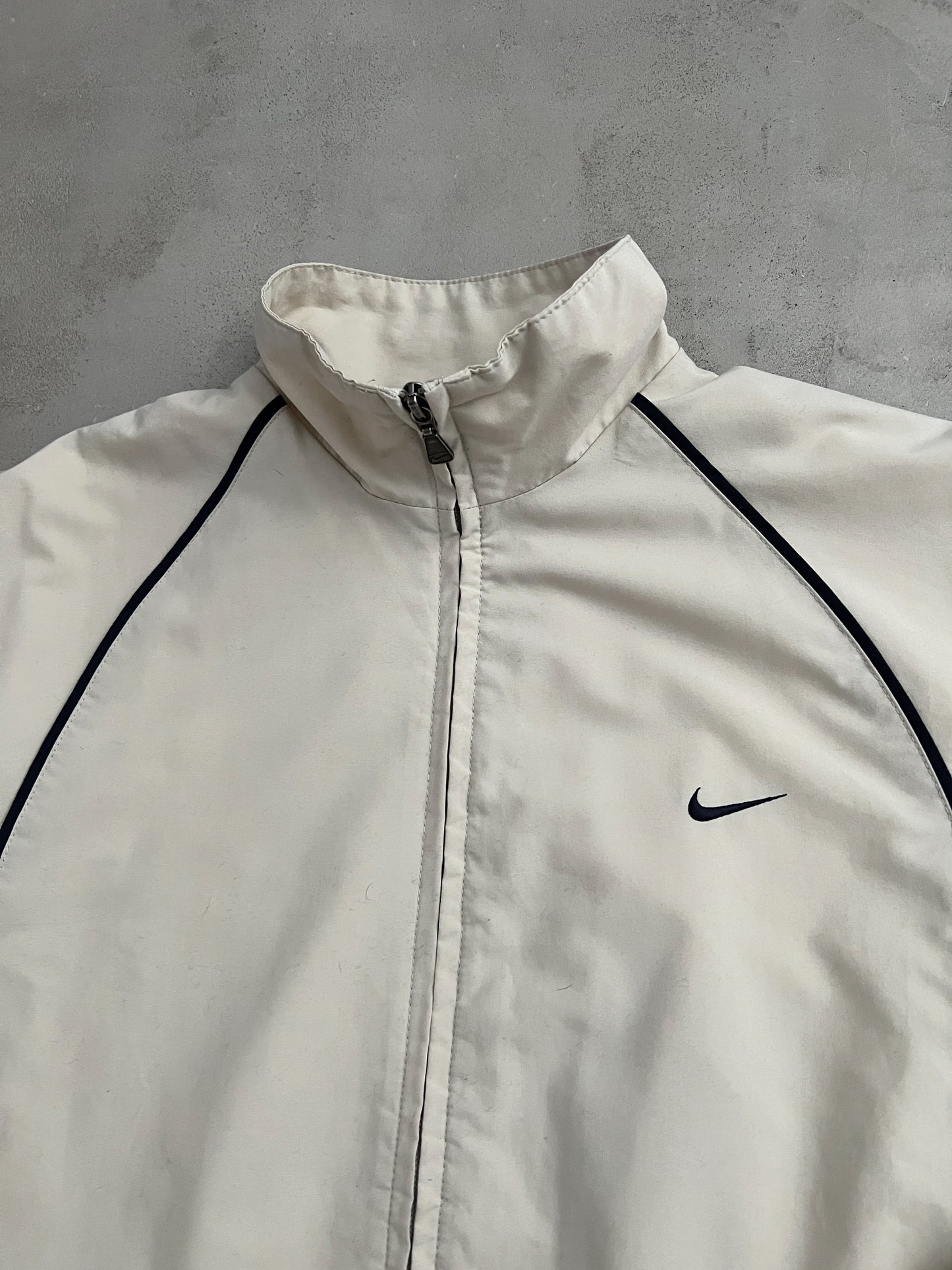 CREME NIKE TRACK JACKET - 2000S - S