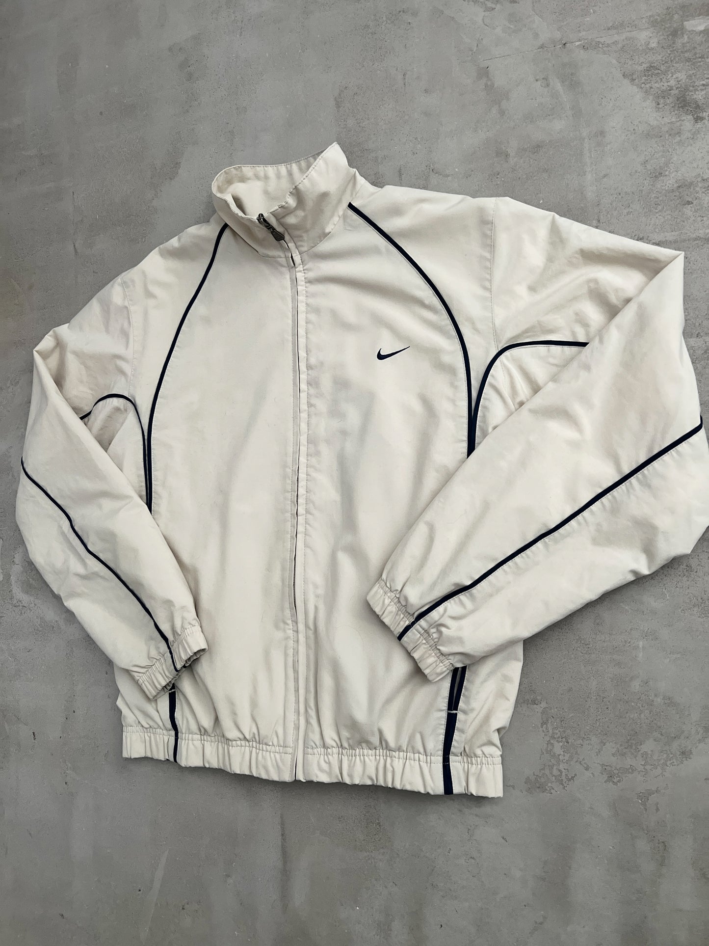 CREME NIKE TRACK JACKET - 2000S - S