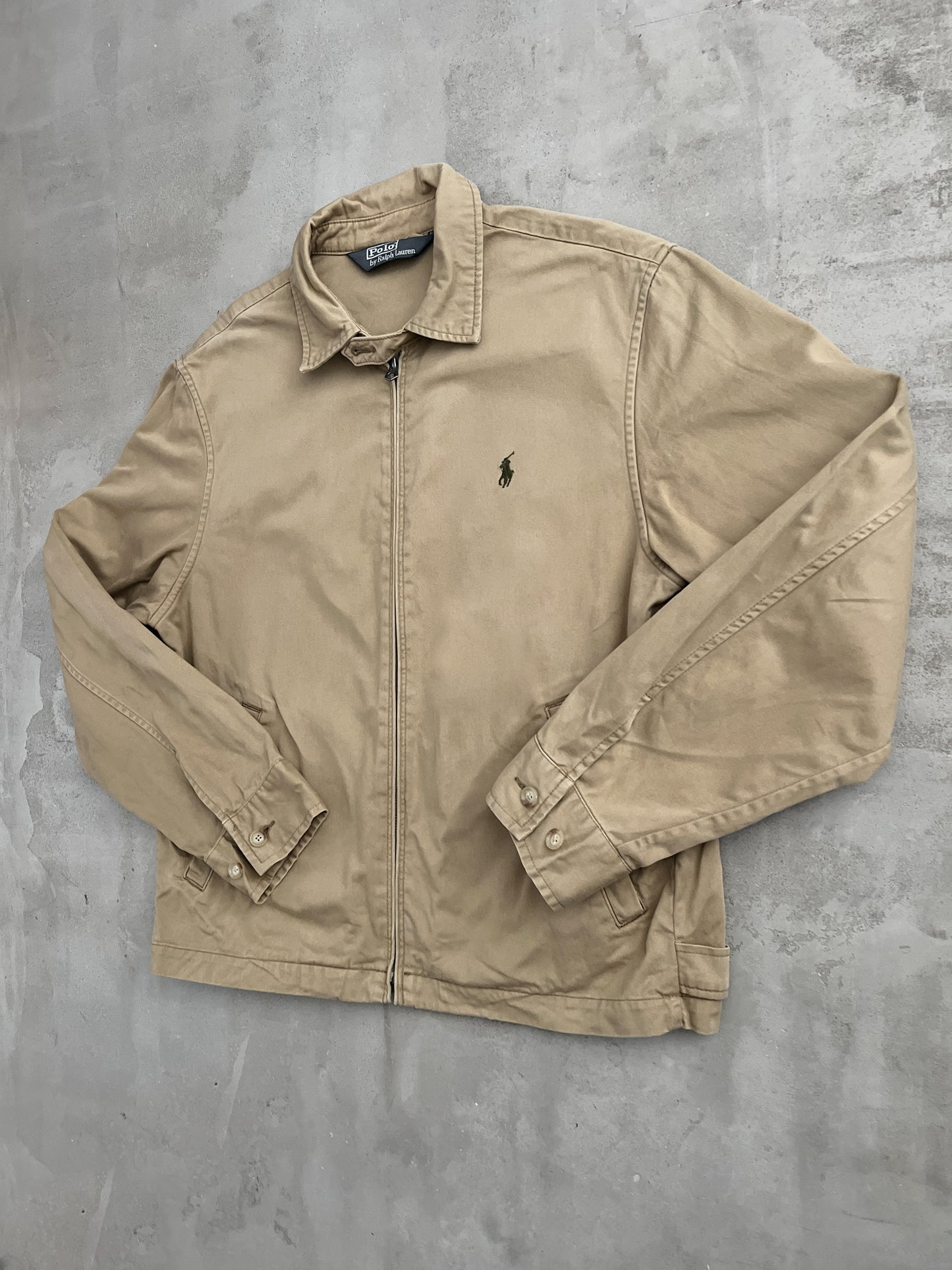 BEIGE RALPH LAUREN JACKET - 2000S - L/M
