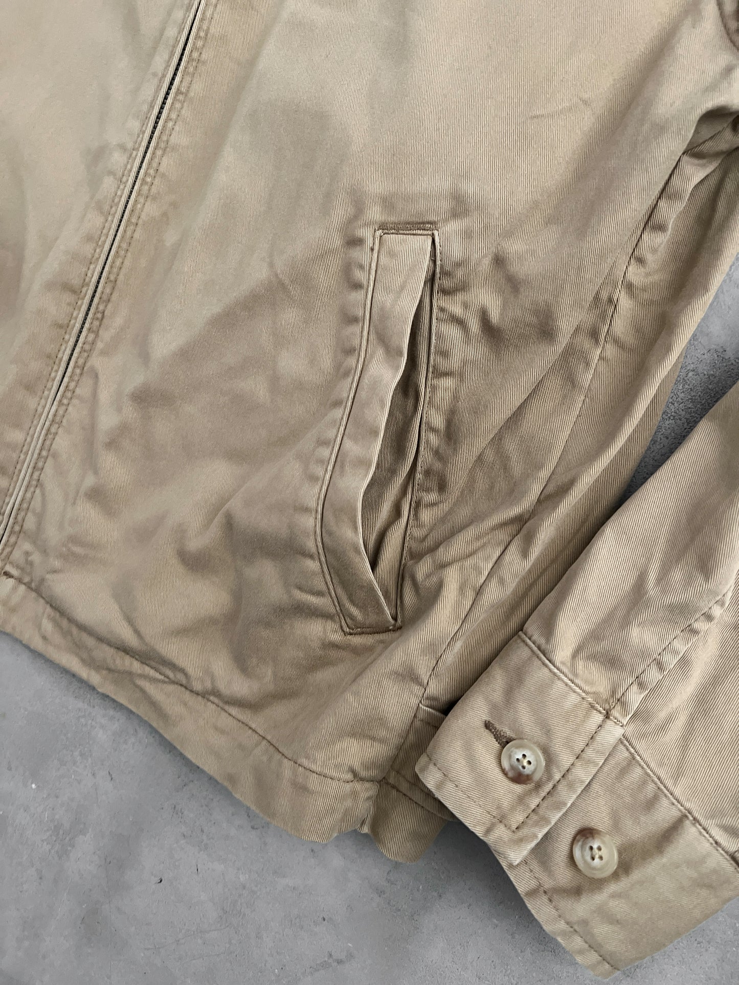 BEIGE RALPH LAUREN JACKET - 2000S - L/M