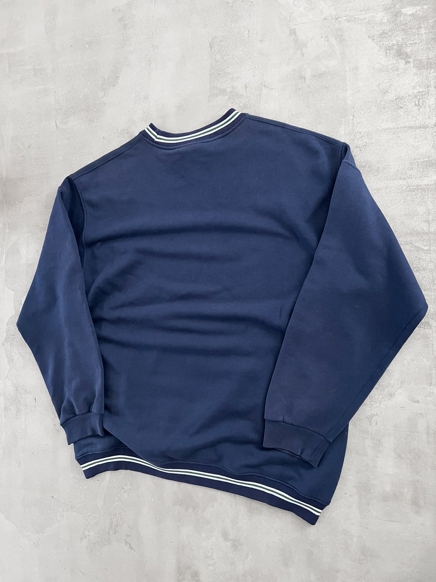 NAVY ROLAND GARROS PARIS SWEATER - 1990S - XL/L