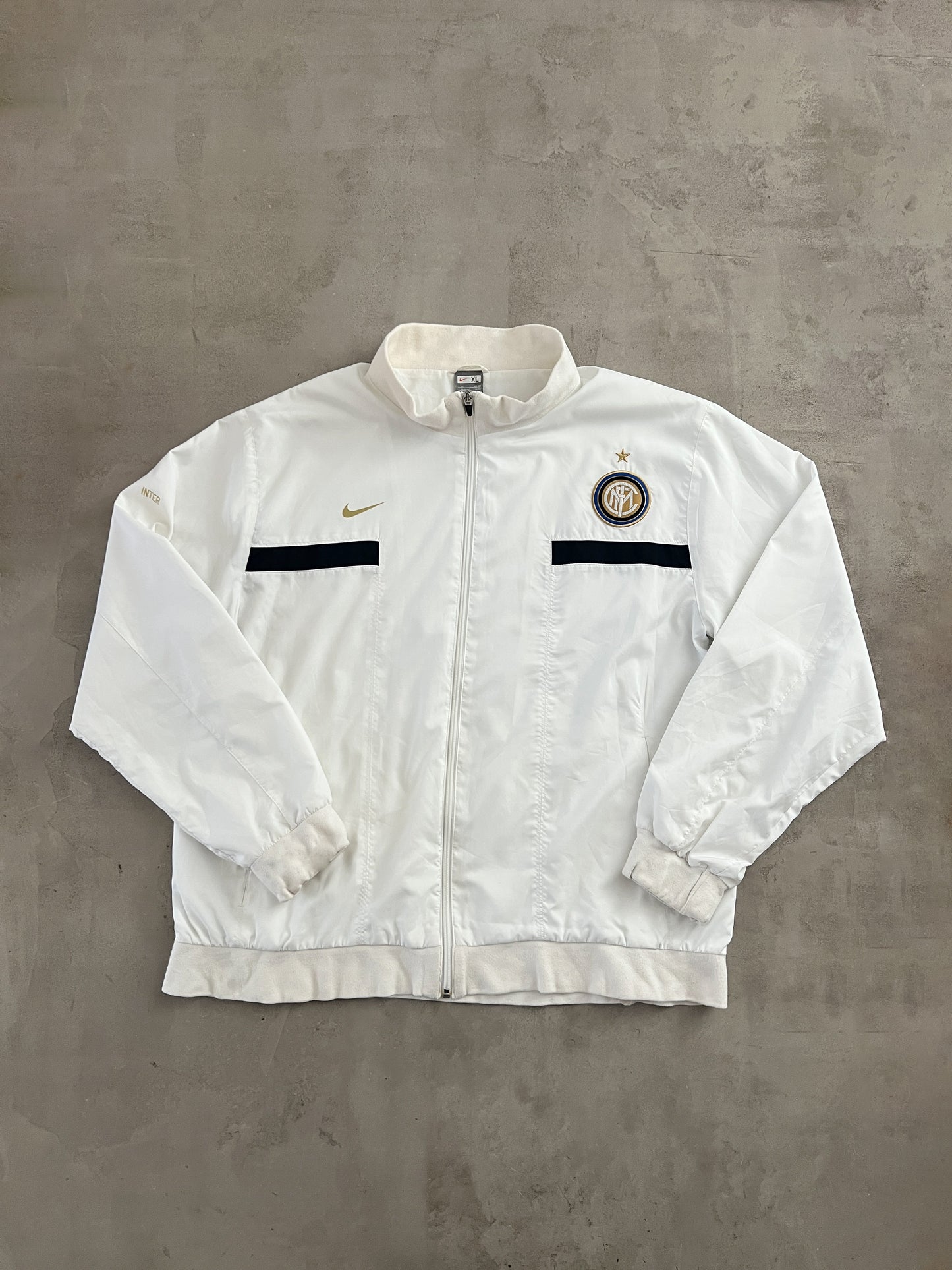 WHITE INTER MILAN NIKE JACKET - 2000S - XL