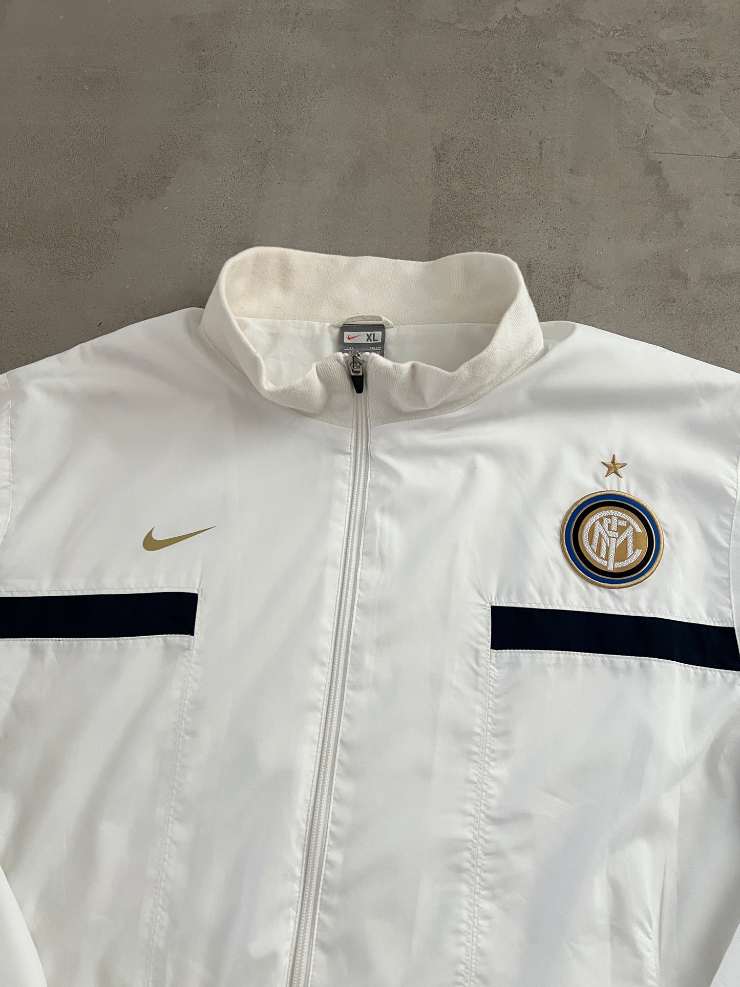 WHITE INTER MILAN NIKE JACKET - 2000S - XL
