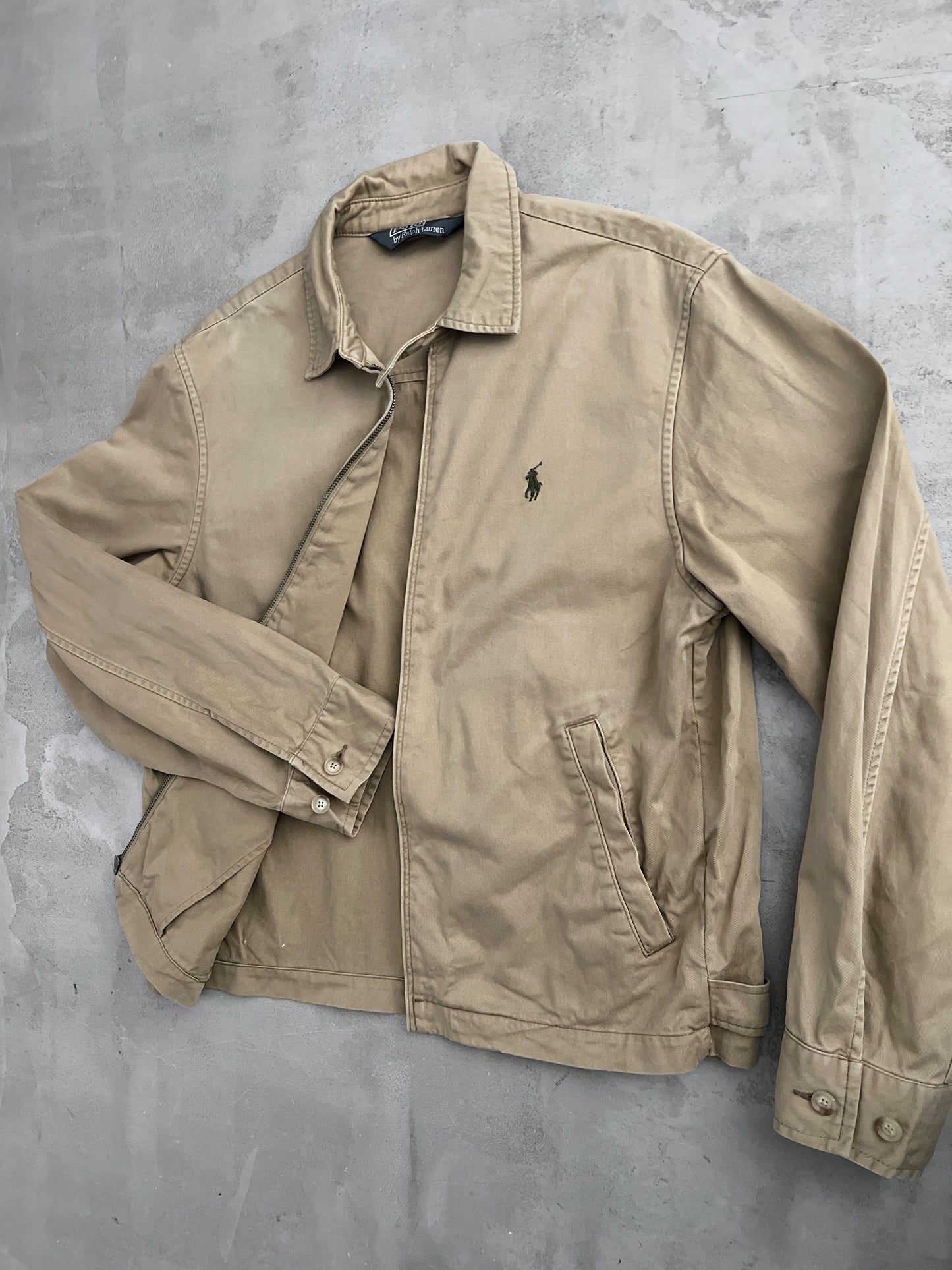 BEIGE RALPH LAUREN JACKET - 2000S - L/M