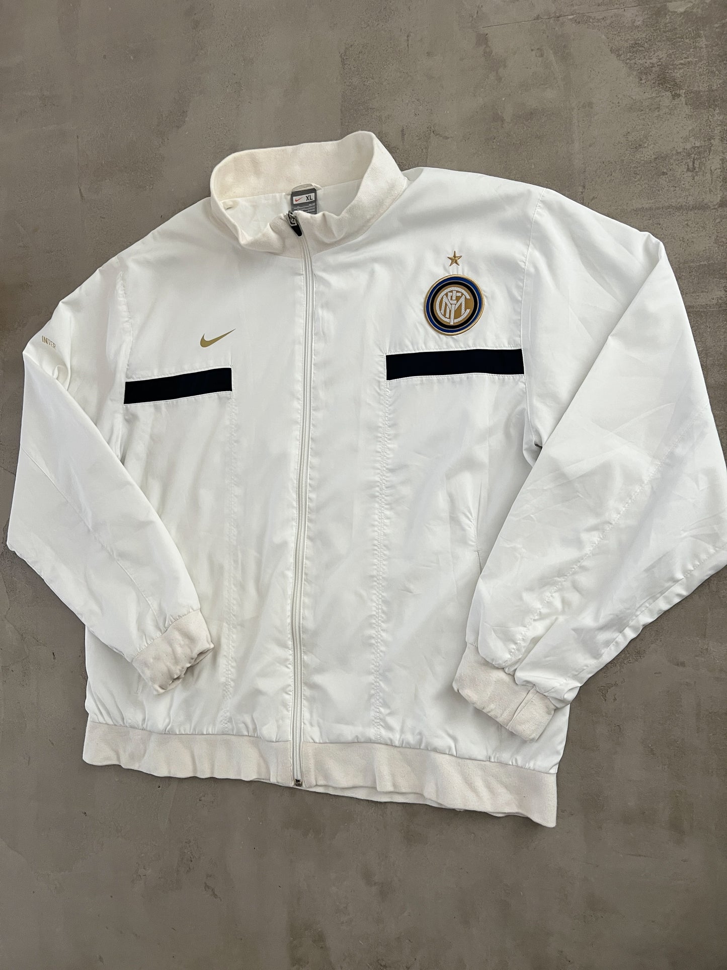 WHITE INTER MILAN NIKE JACKET - 2000S - XL