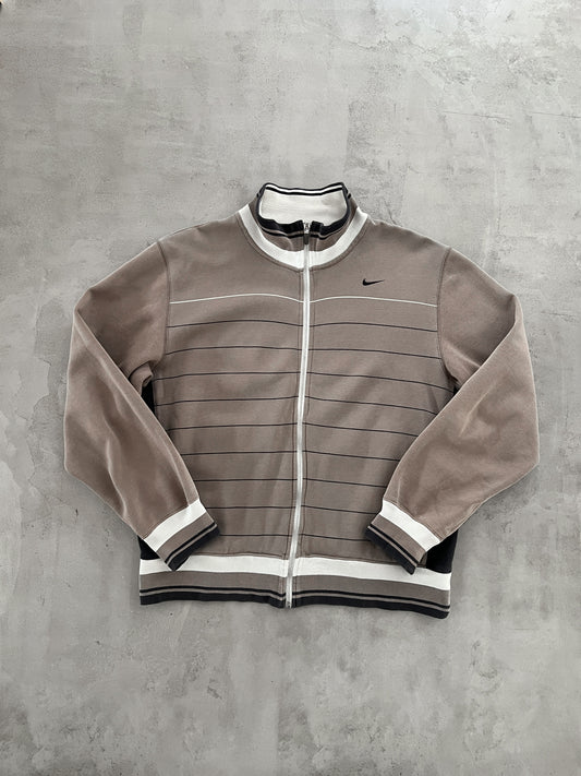 MOCHA NIKE TRACK JACKET - 2000S - M