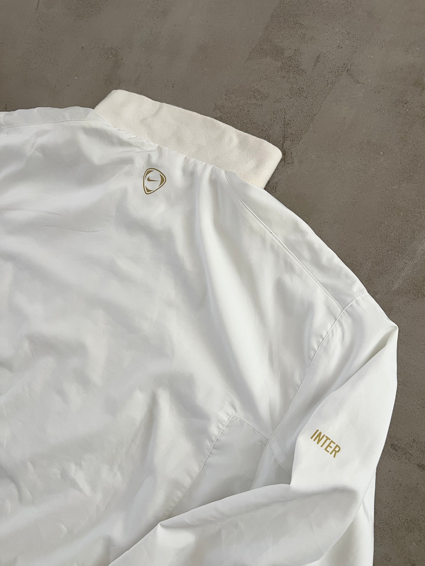 WHITE INTER MILAN NIKE JACKET - 2000S - XL