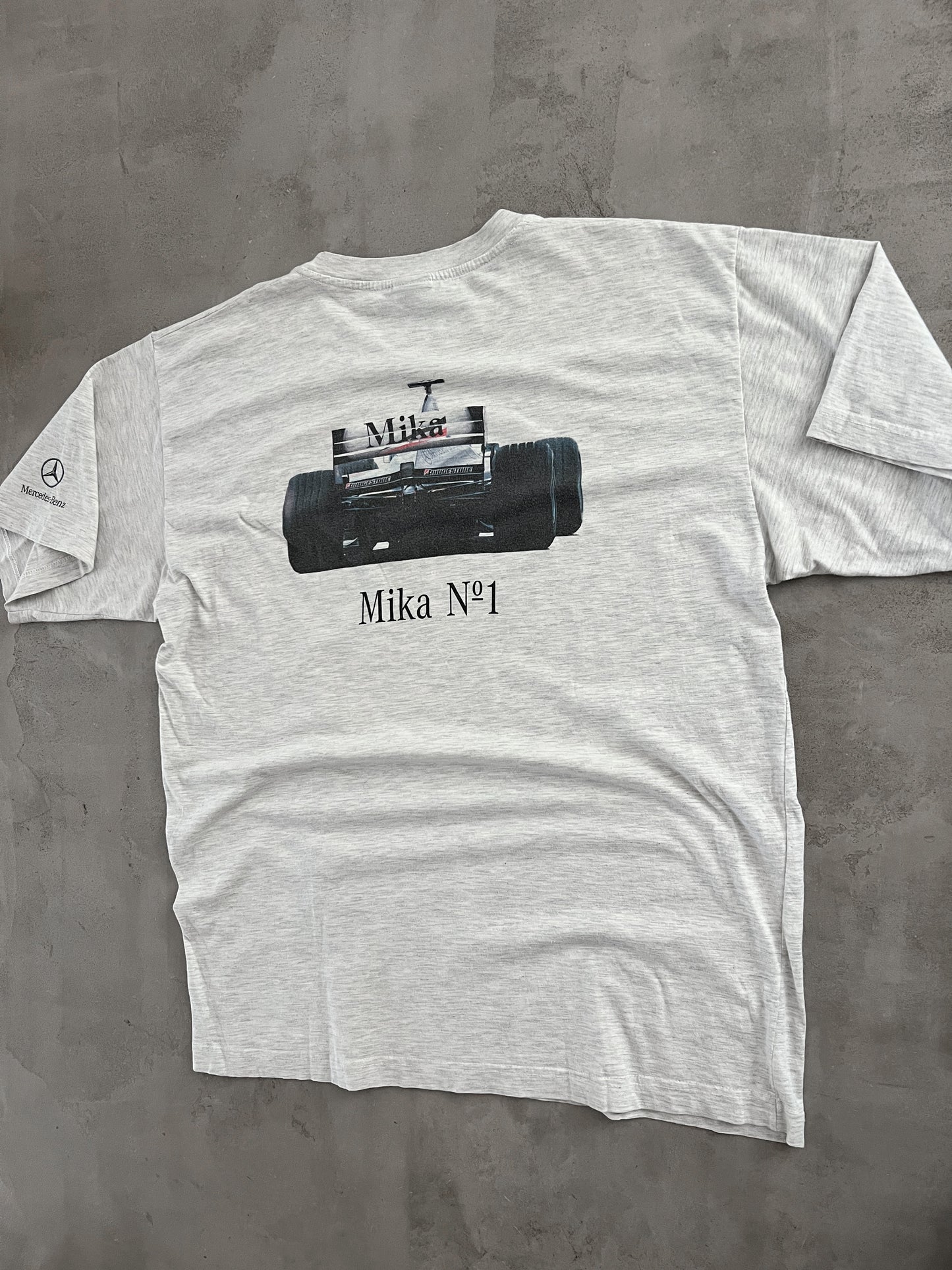GREY MERCEDES BENZ F1 TEE - 1999 - XL