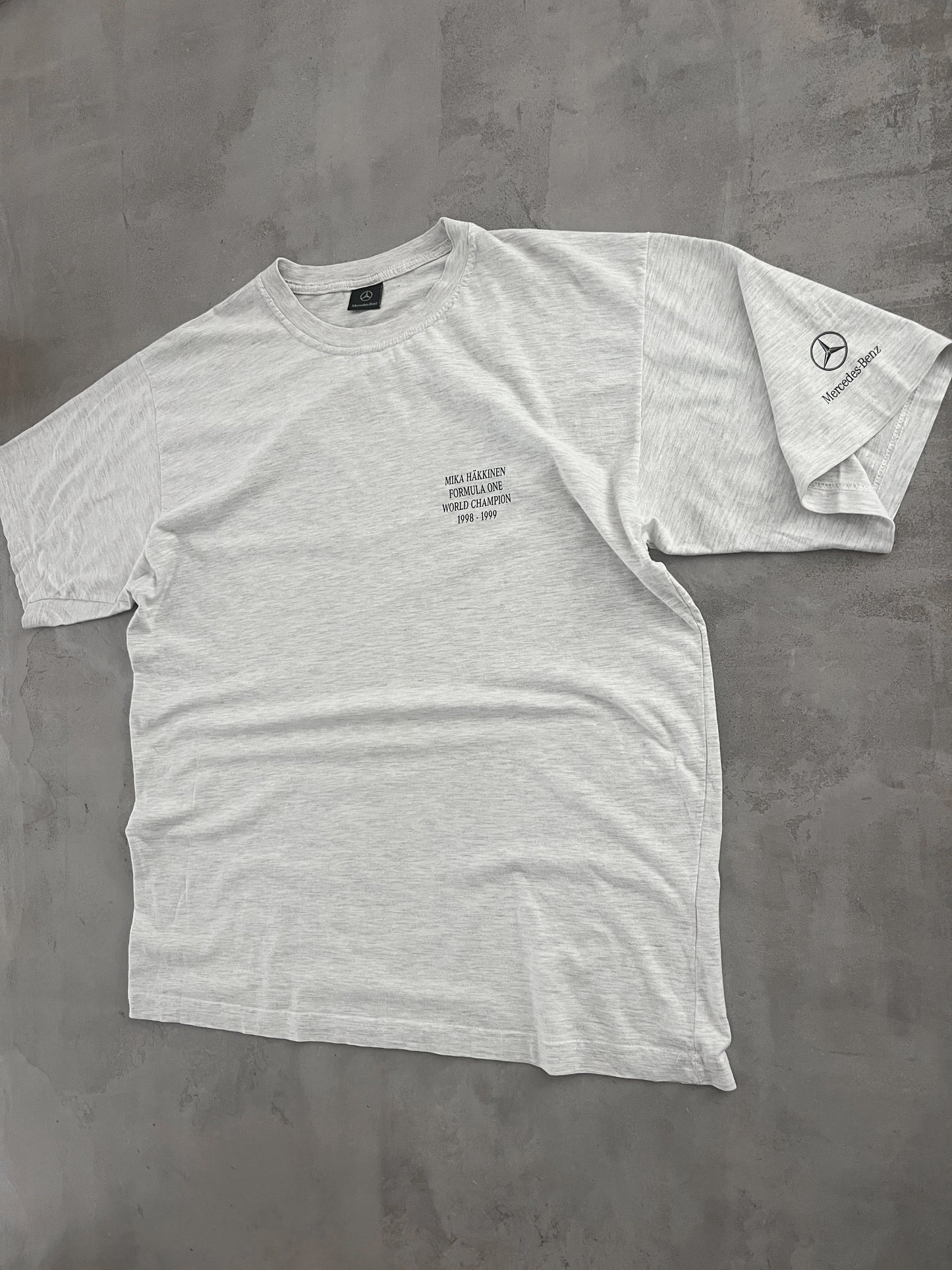 GREY MERCEDES BENZ F1 TEE - 1999 - XL