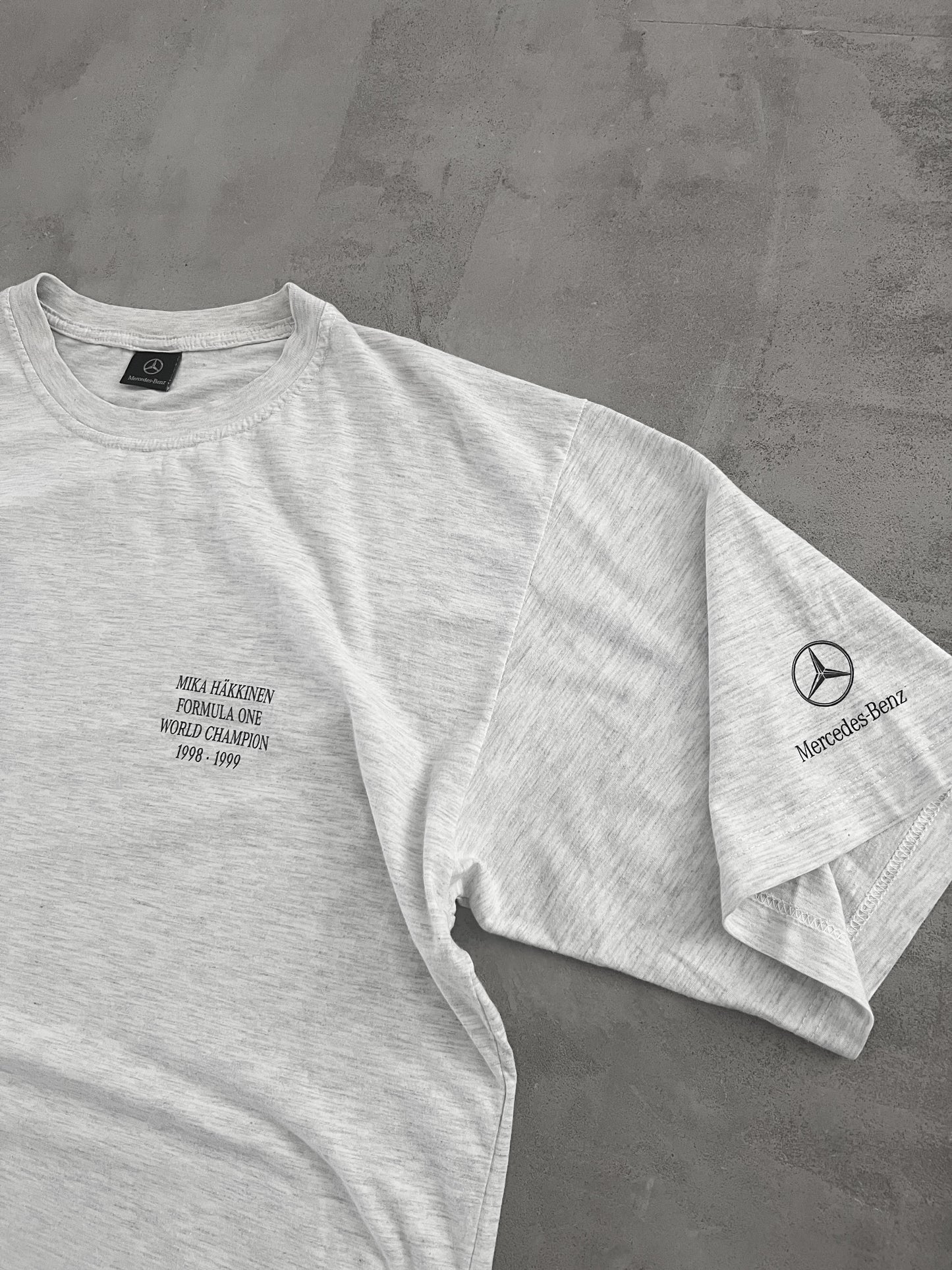 GREY MERCEDES BENZ F1 TEE - 1999 - XL