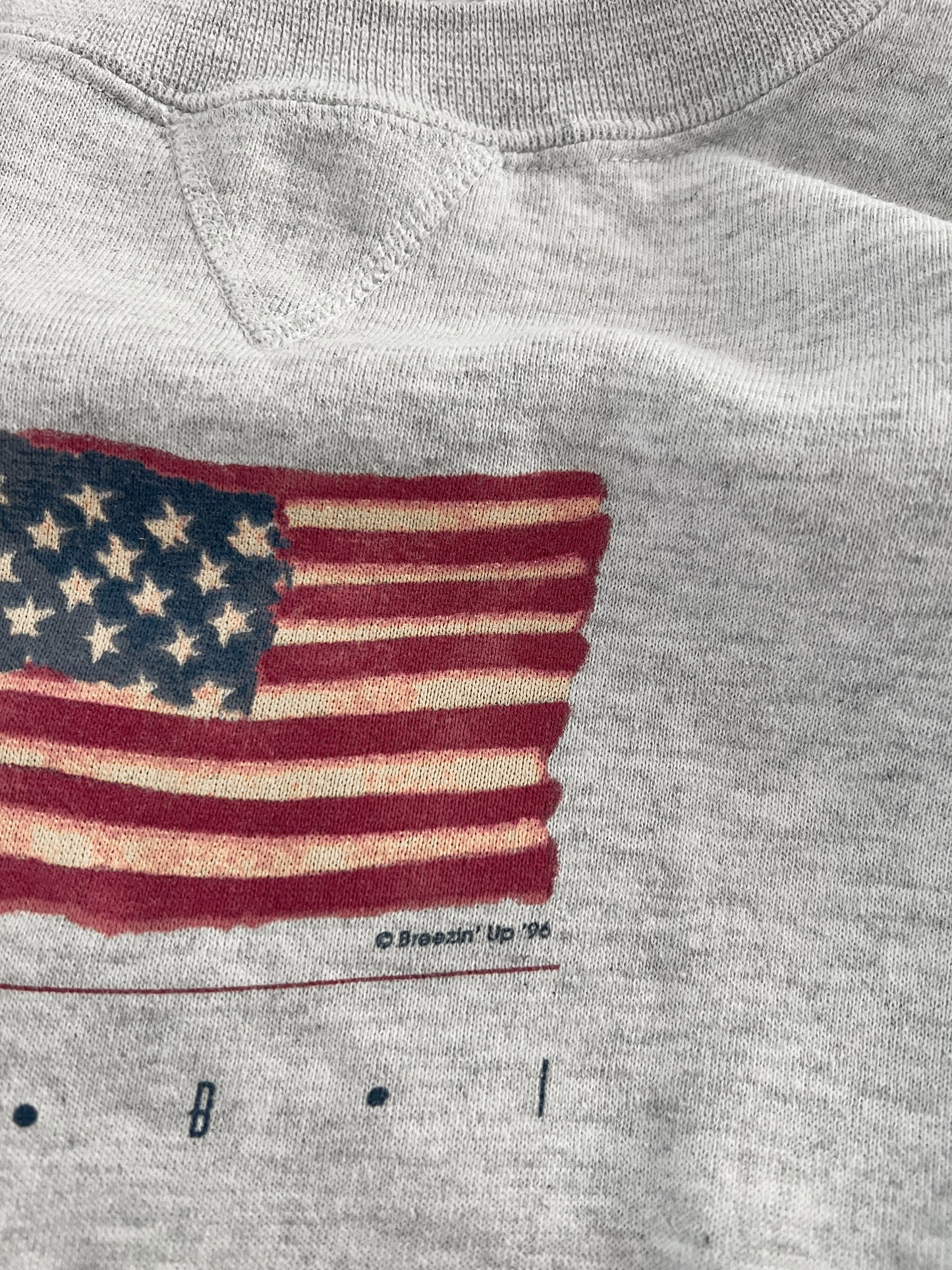 GREY RUSSELL USA SWEATER - 1996 - XL