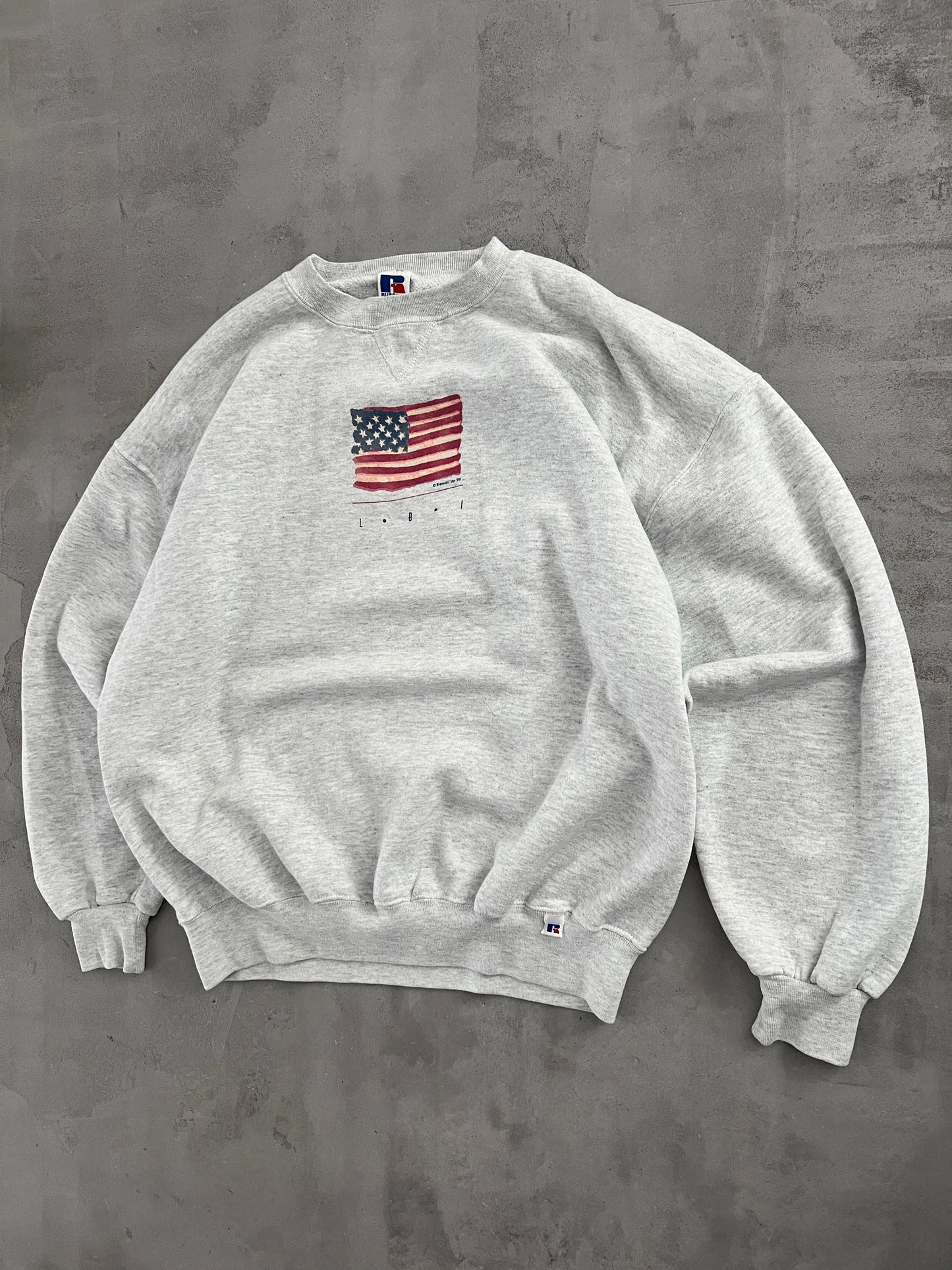 GREY RUSSELL USA SWEATER - 1996 - XL