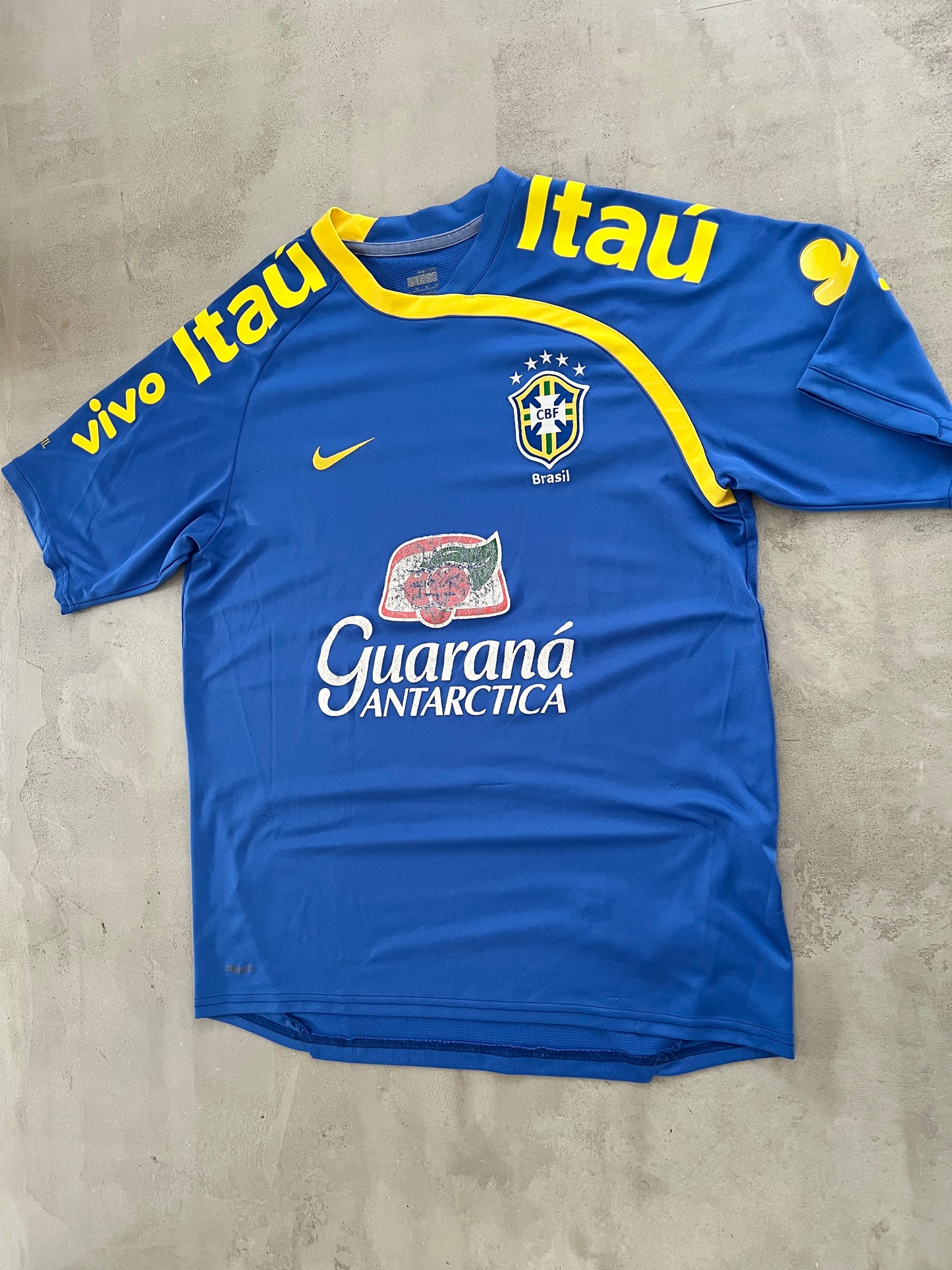 BLUE BRAZIL NIKE JERSEY - 2000S - L/M
