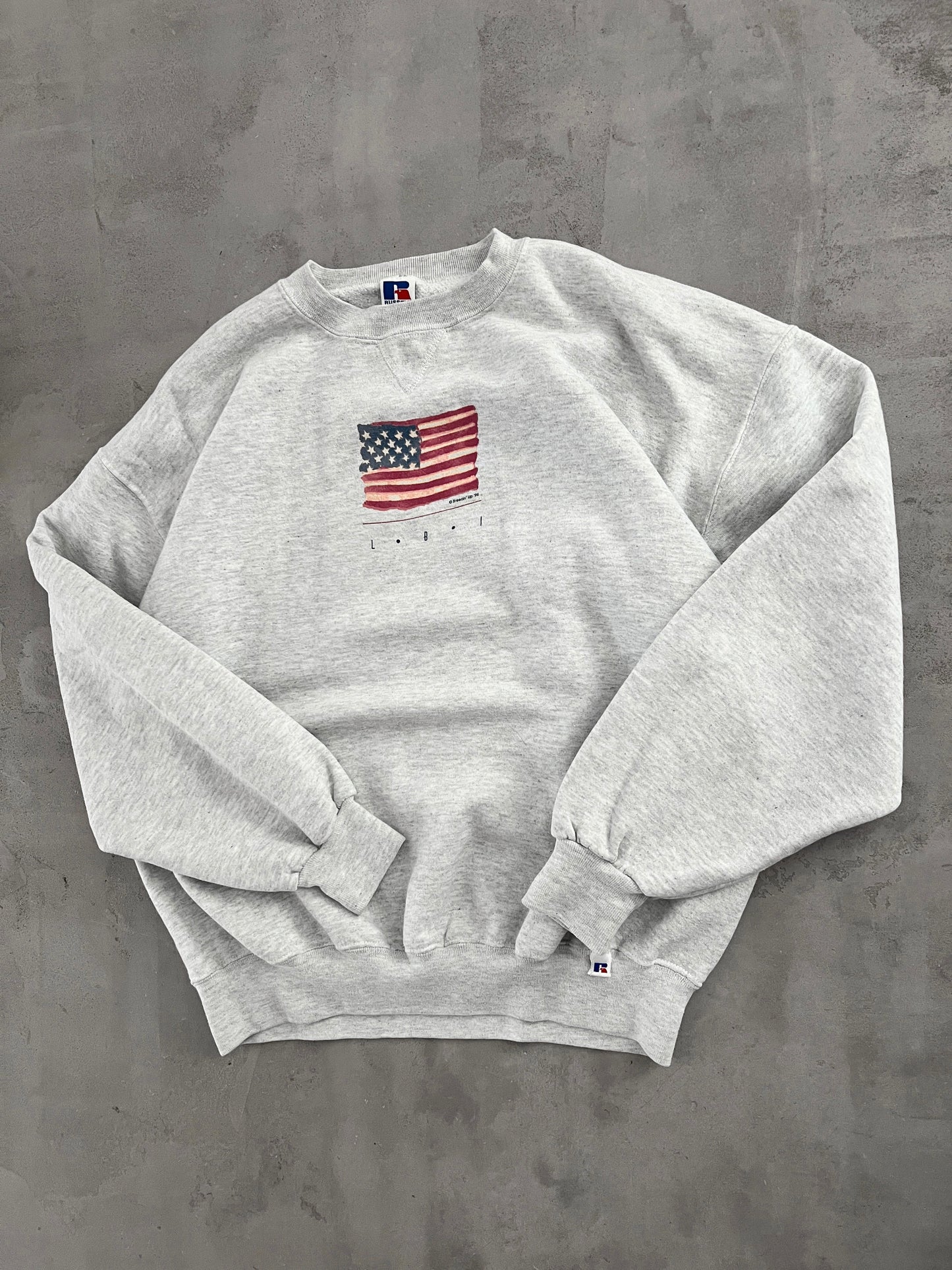GREY RUSSELL USA SWEATER - 1996 - XL