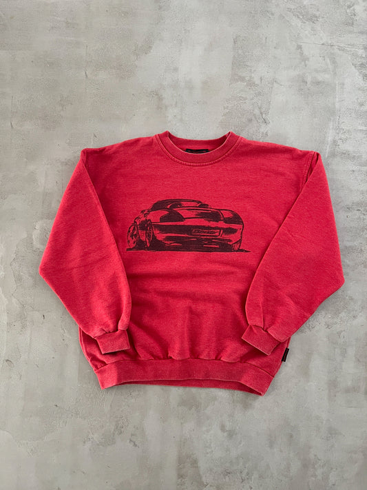 RED PORSCHE SWEATER - 2000S - XS