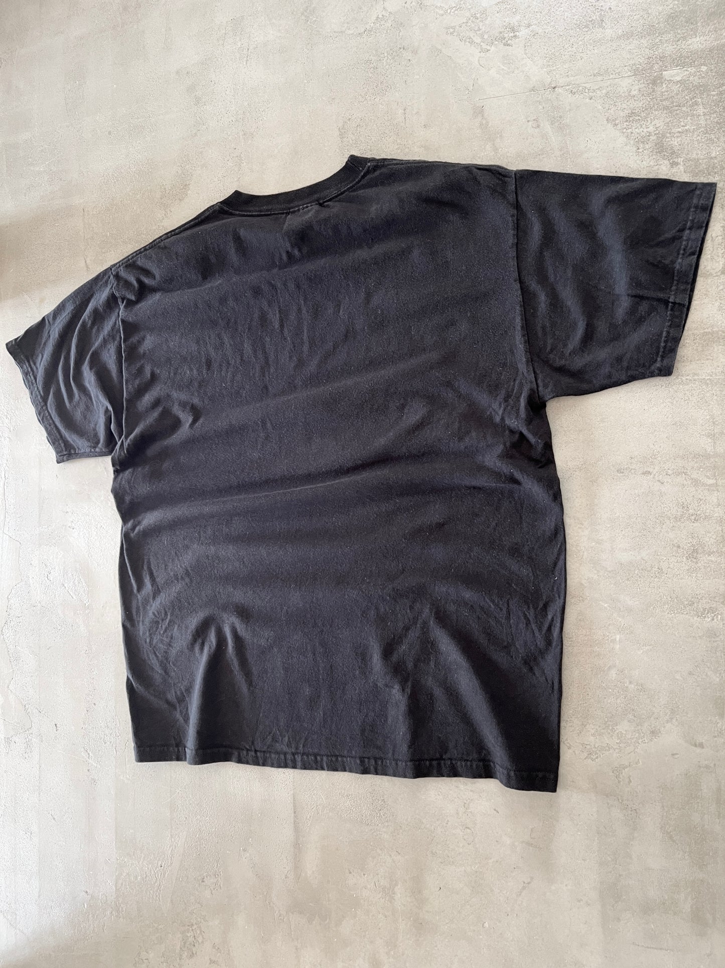 BLACK GOOGLE TEE - 1990S - L