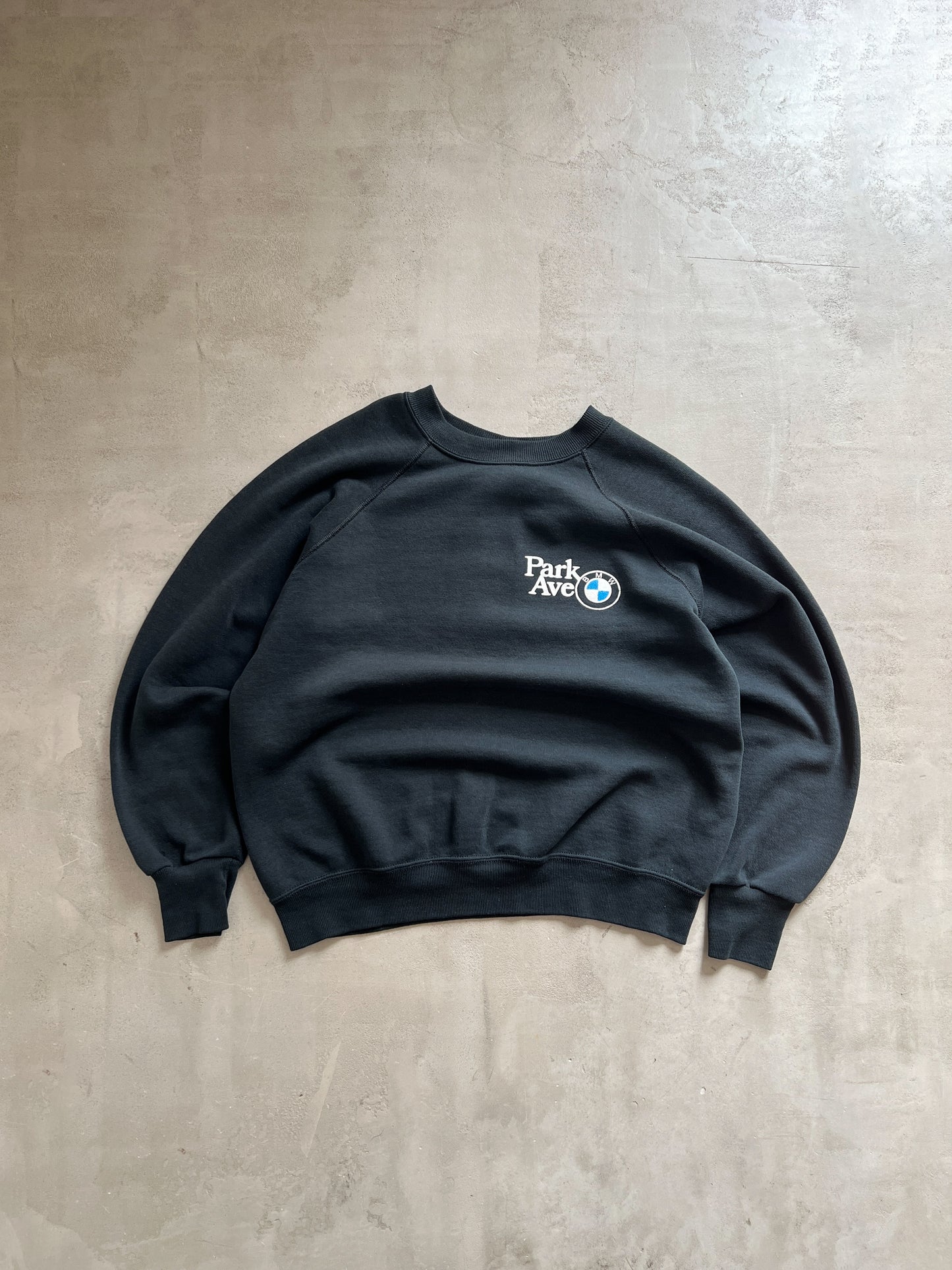 BLACK BMW SWEATER - 1990S - S