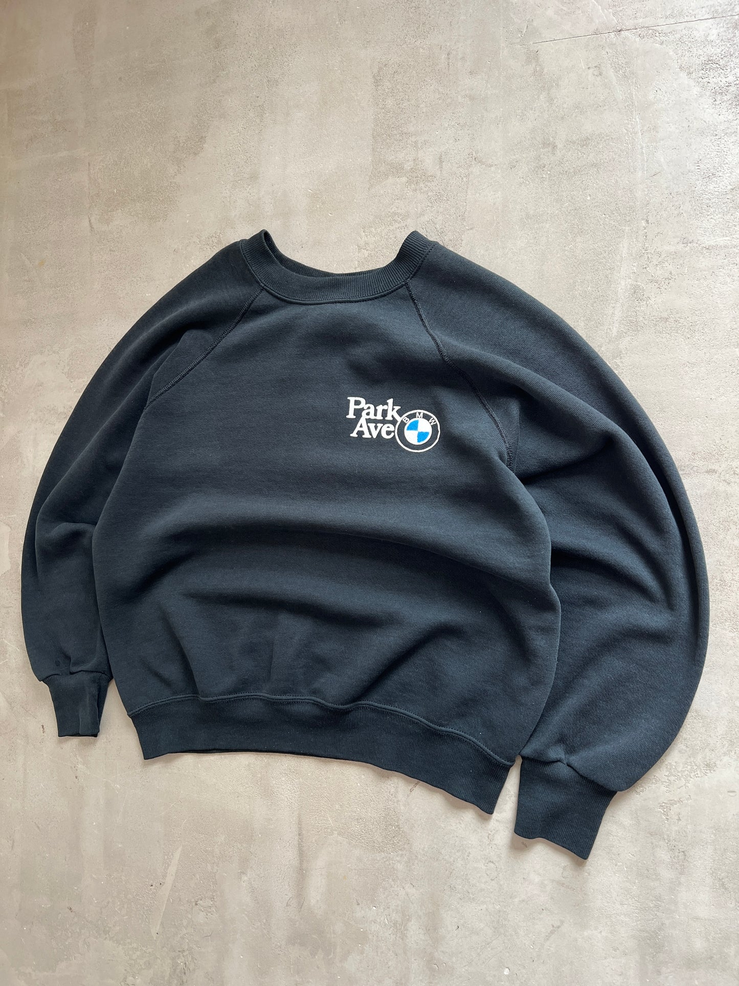 BLACK BMW SWEATER - 1990S - S