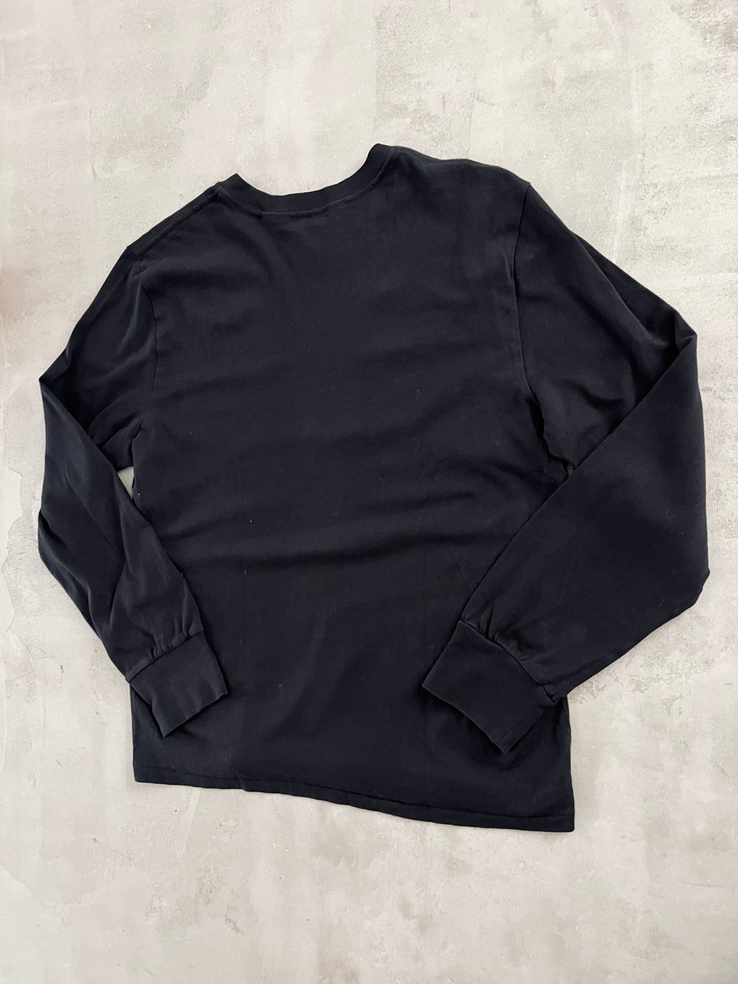 BLACK HARLEY DAVIDSON LONGSLEEVE - 1990S - L