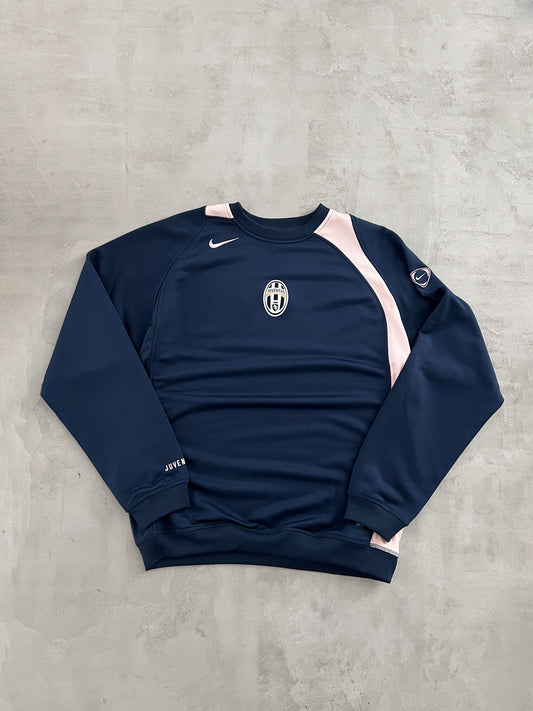 NAVY/PINK JUVENTUS NIKE SWEATER - 2000S - L/XL