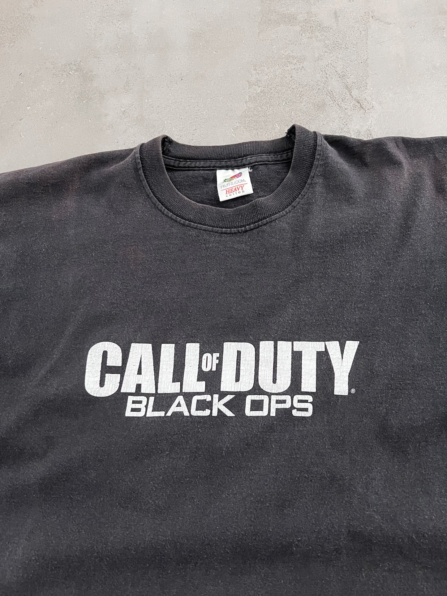 FADED BLACK CALL OF DUTY TEE - 2000S - S