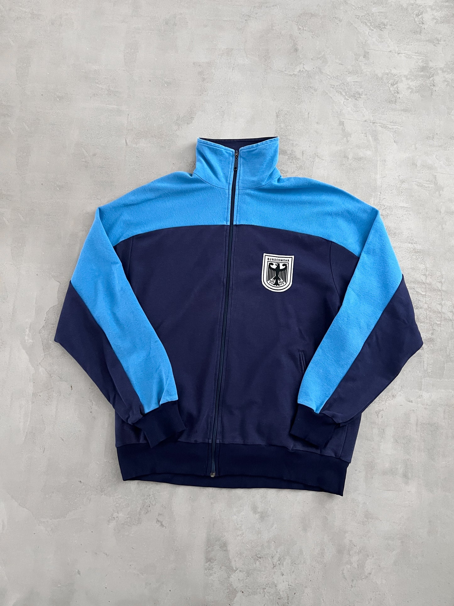 BLUE BUNDESWEHR GERMANY JACKET - 1990S - XL